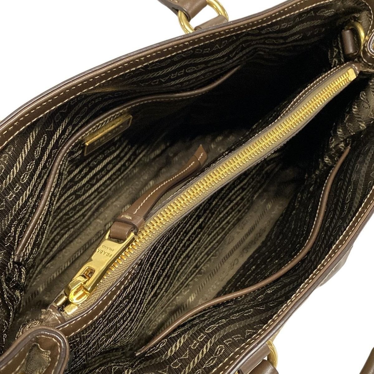 Prada PRADA Logo Tote Bag 1BA579 Size ONE SIZE - 10 Thumbnail