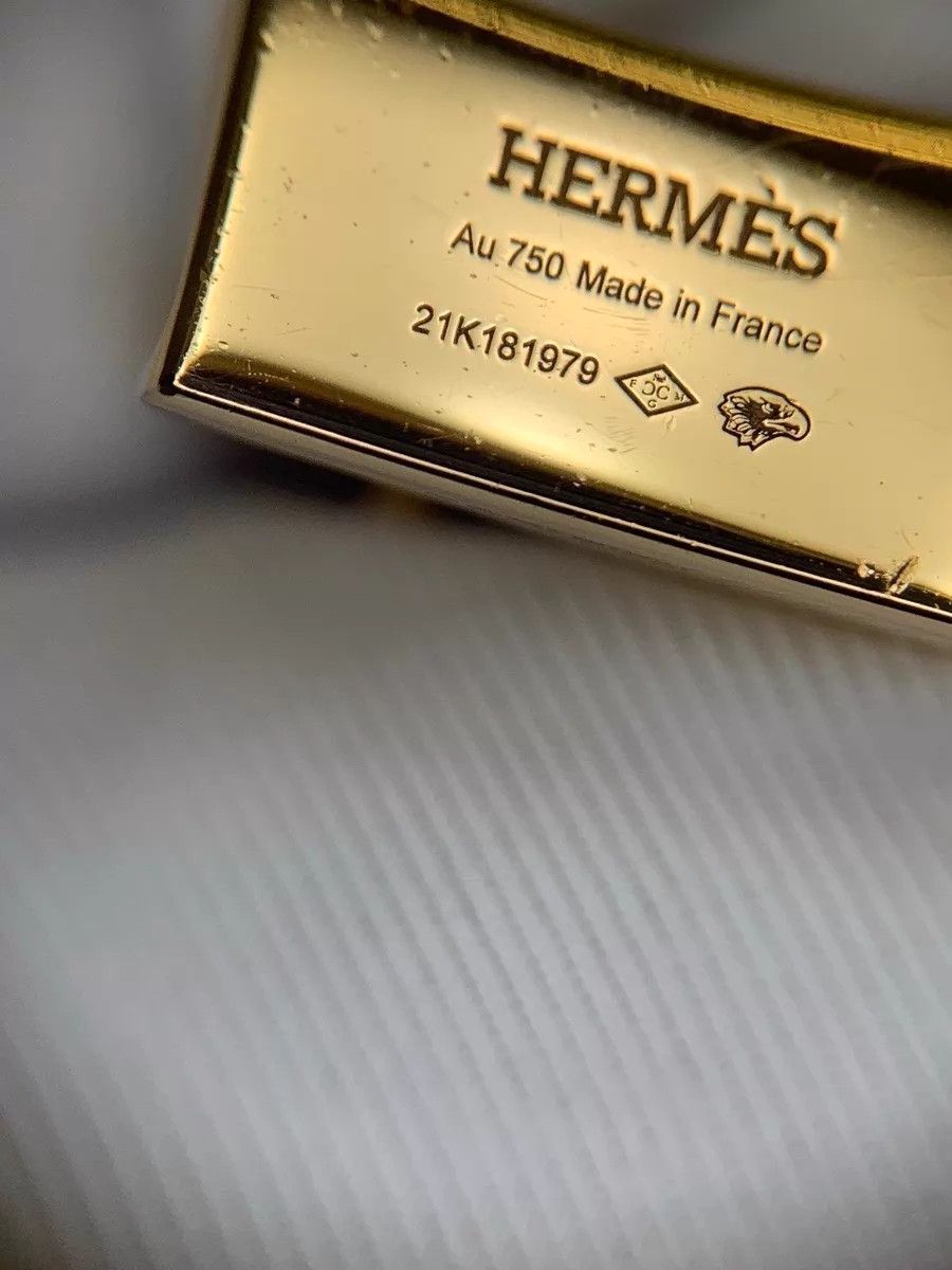 Hermes Hermès 2022 Rose Gold BK Full Diamond Necklace w/ Box & Card Size ONE SIZE - 8 Thumbnail