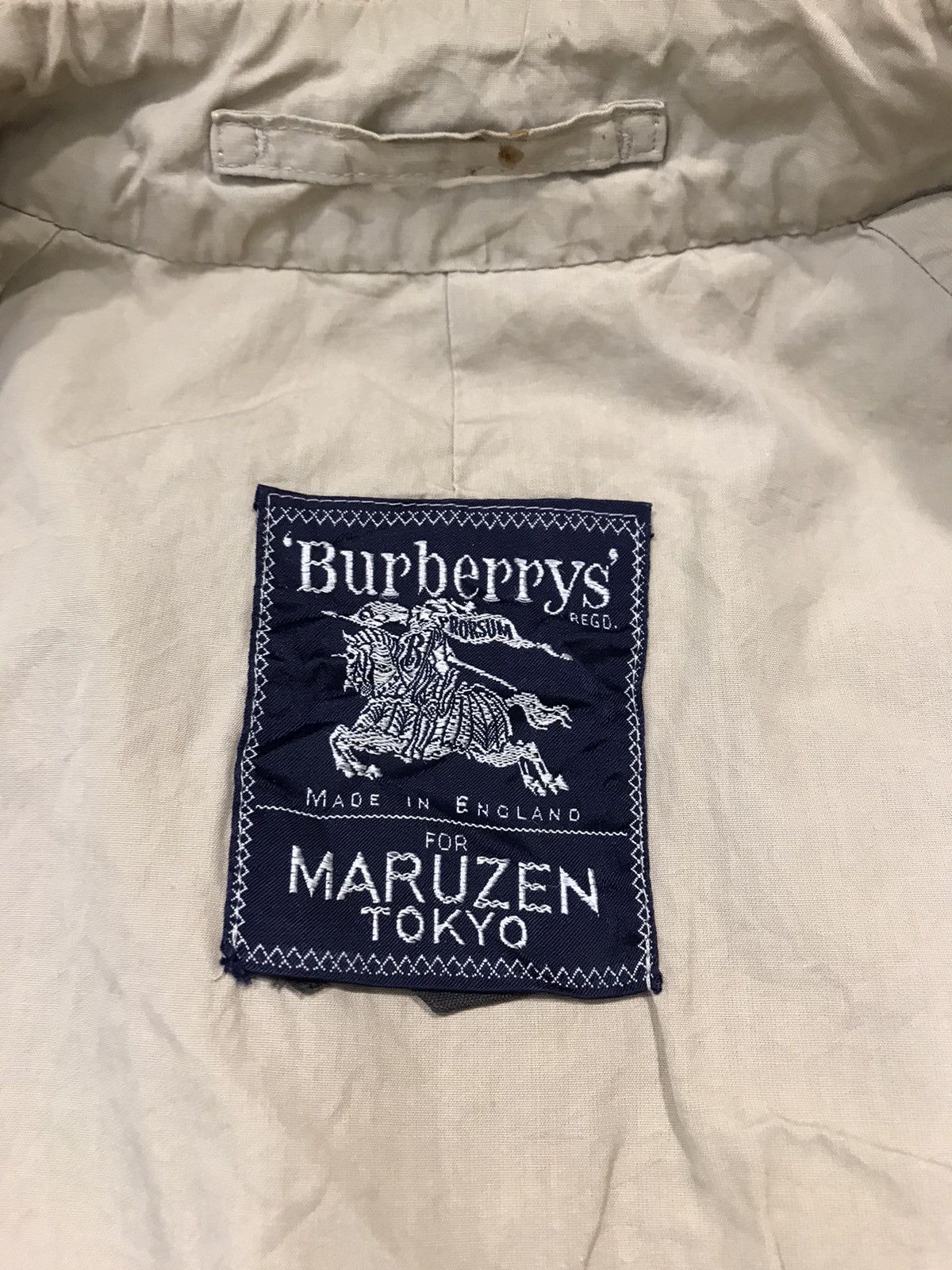Burberry 90s Burberrys London For Maruzen Tokyo Trench Coat Jacket Size US S / EU 44-46 / 1 - 6 Thumbnail