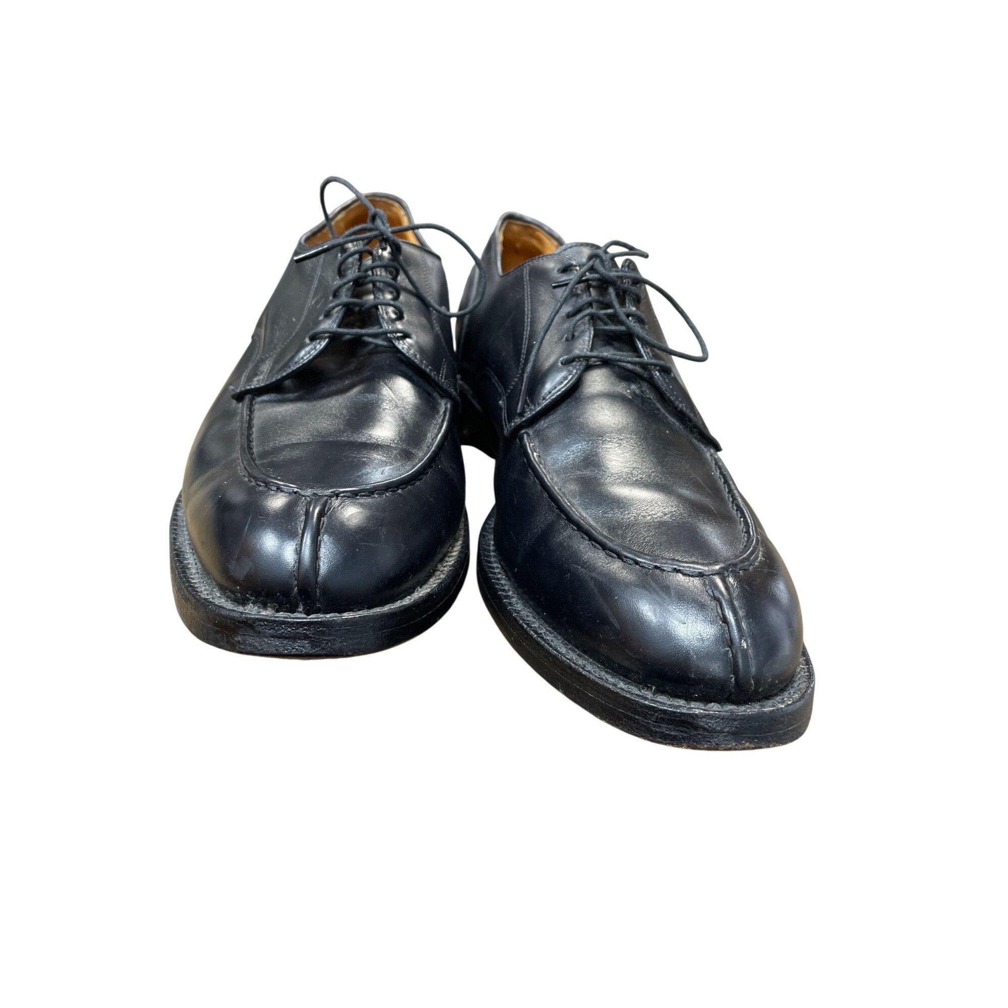 Allen Edmonds Allen Edmonds Bradley Mens Black Leather Split Toe Derby Sho Size US 12 / EU 45 - 13 Thumbnail