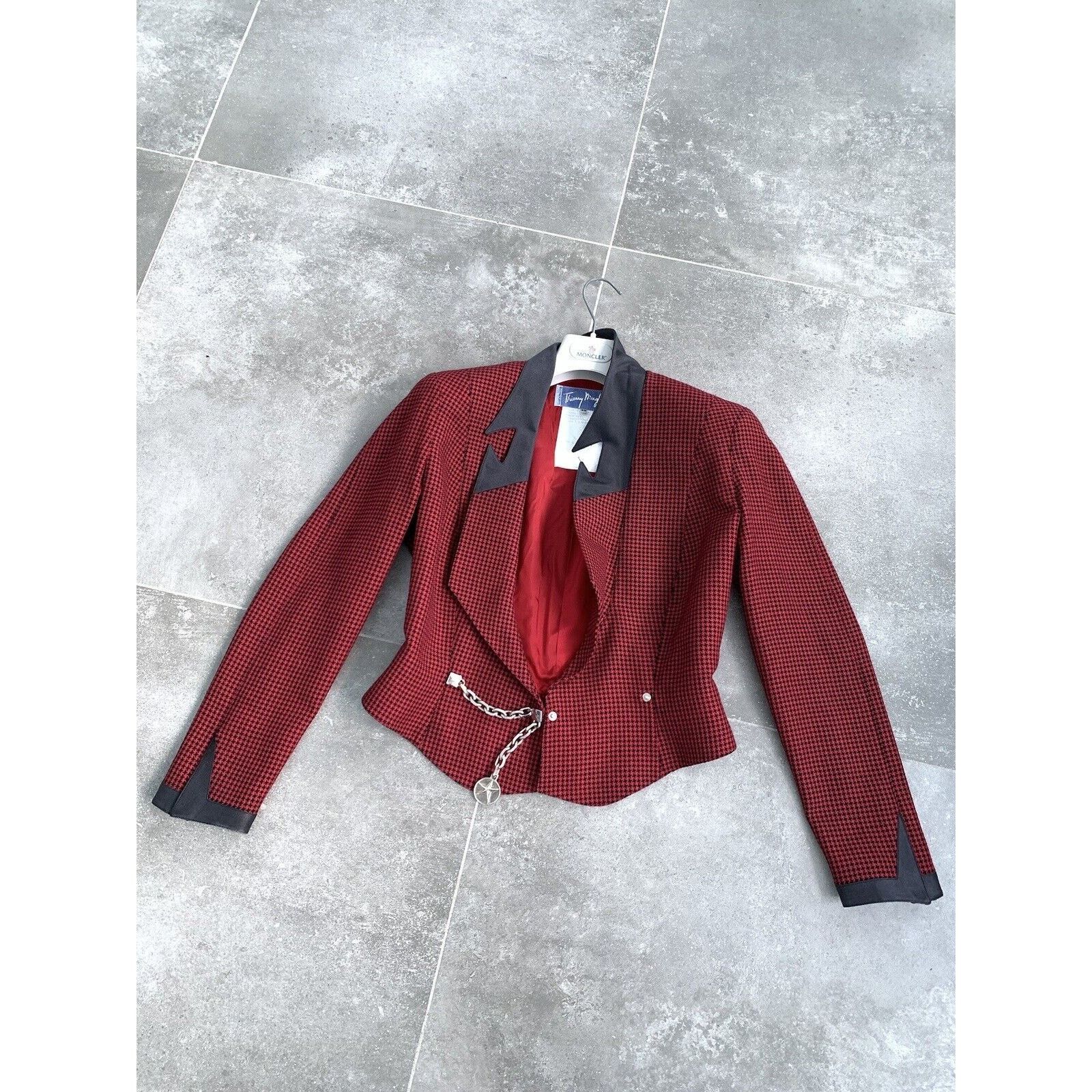 Designer × Thierry Mugler Women's THIERRY MUGLER PARIS Blazer Jacket EU 38 UK 10 S M Size M / US 6-8 / IT 42-44 - 24 Thumbnail