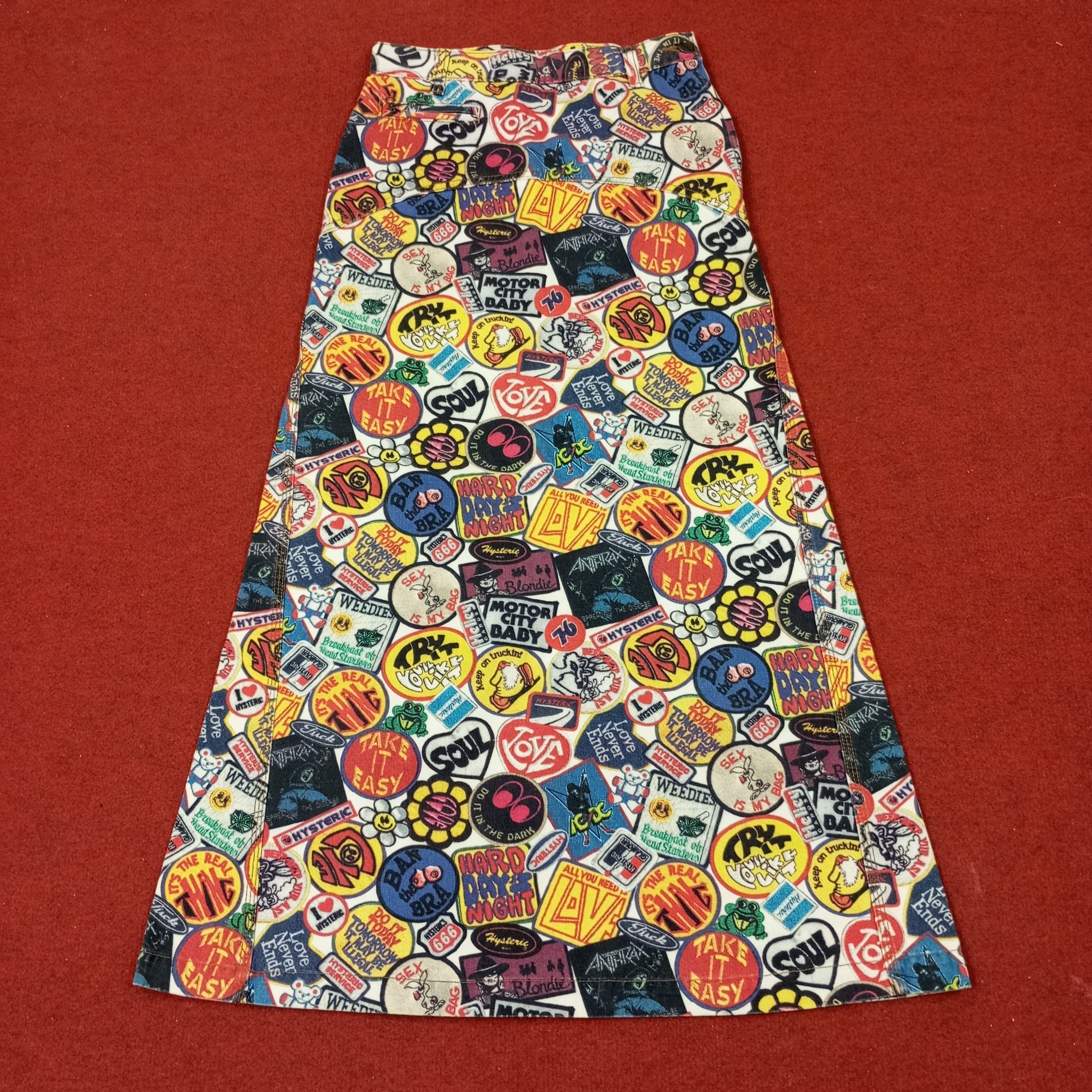 Hysteric Glamour Hysteric Glamour Fullprint Design Fashion Skirt c235n15 Size 26" / US 2 / IT 38 - 1 Thumbnail
