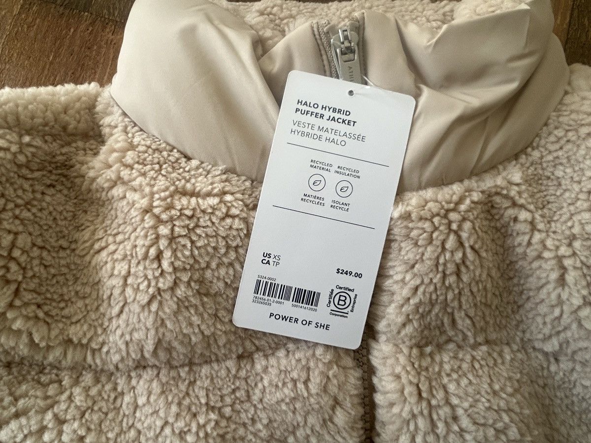 Athleta Athleta Small Halo Puffer Jacket Coat Tan NWT! Size XS / US 0-2 / IT 36-38 - 3 Thumbnail