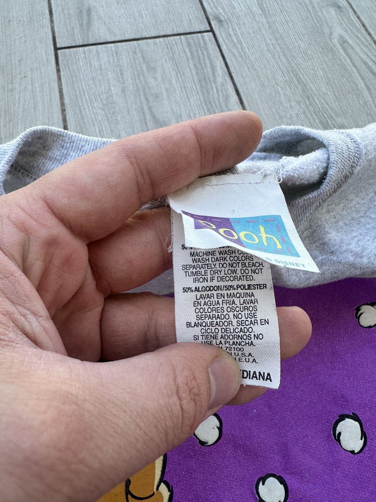 Disney × Japanese Brand × Vintage Vintage Disney Pooh Crewneck Size US L / EU 52-54 / 3 - 5 Thumbnail