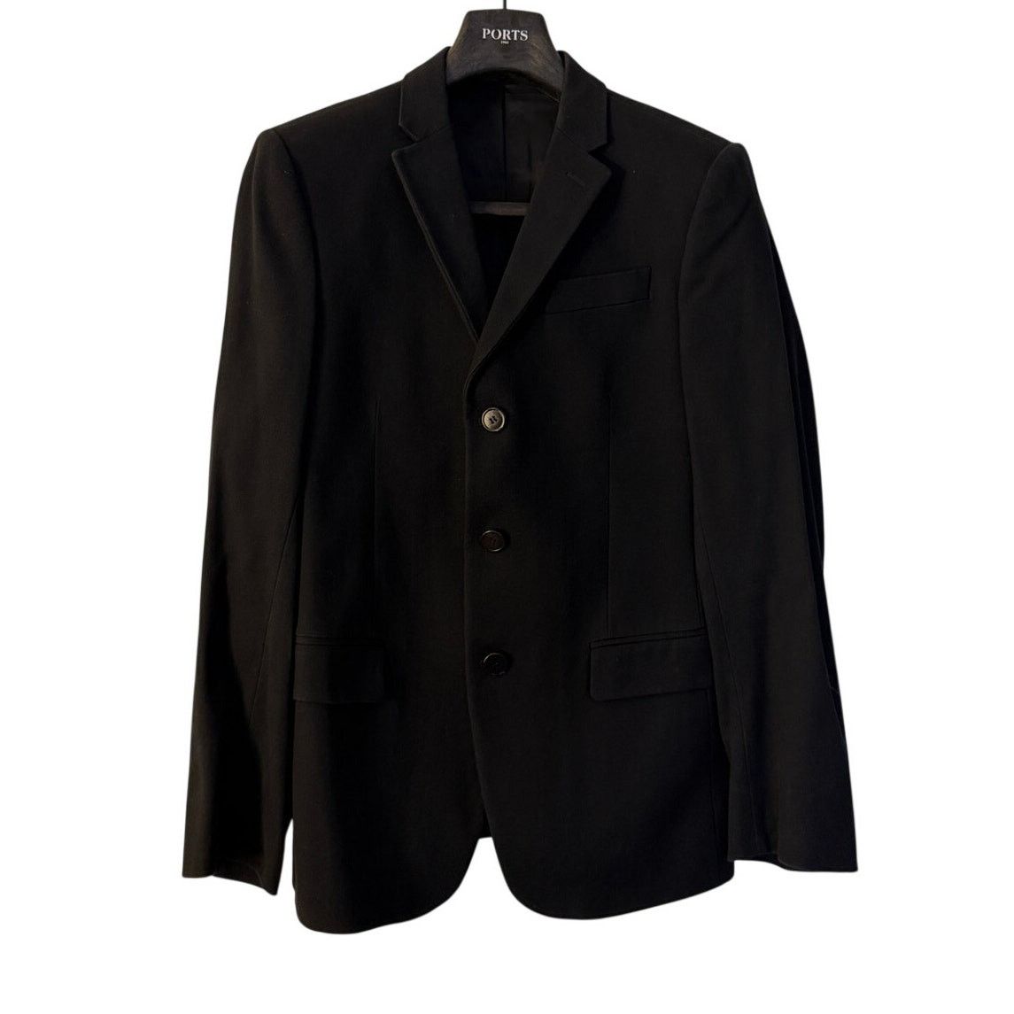 Other Ysame Black Cotton Blazer Size 50R - 1 Thumbnail