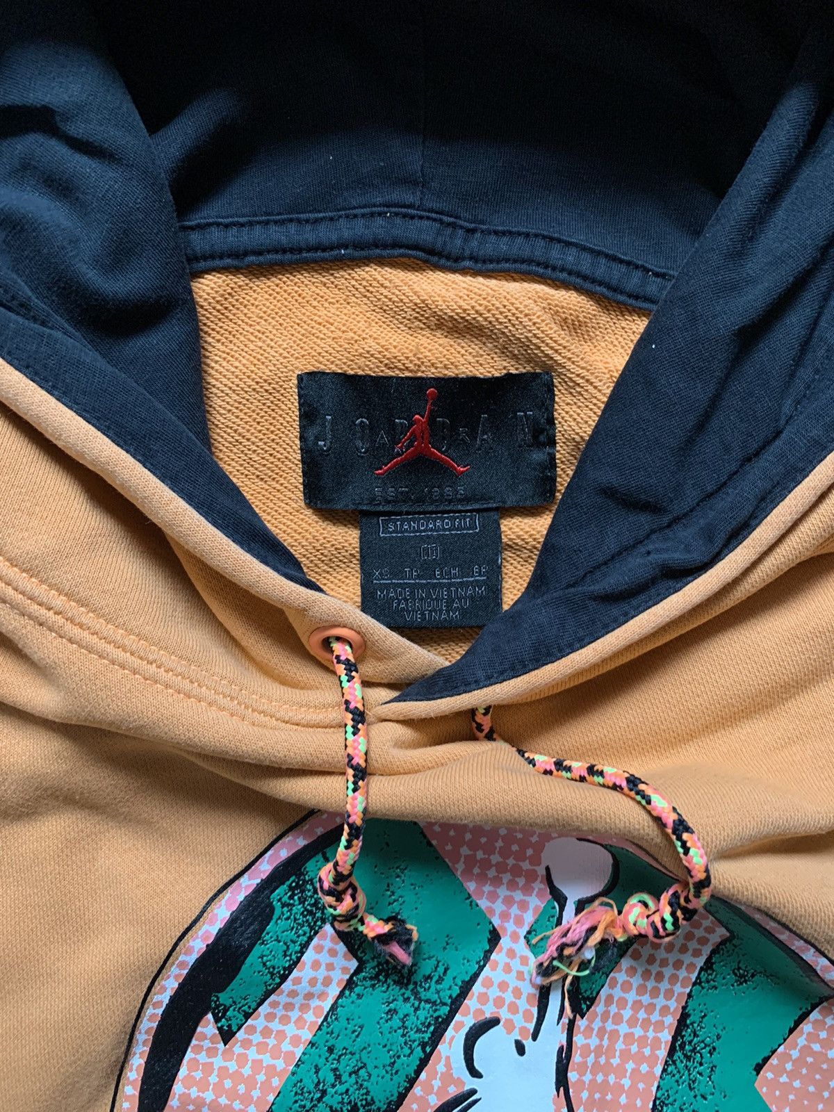 Jordan Brand Vintage Nike Jordan Boxy Hoodie Big Logo Basketball Y2K USA Size US S / EU 44-46 / 1 - 6 Thumbnail