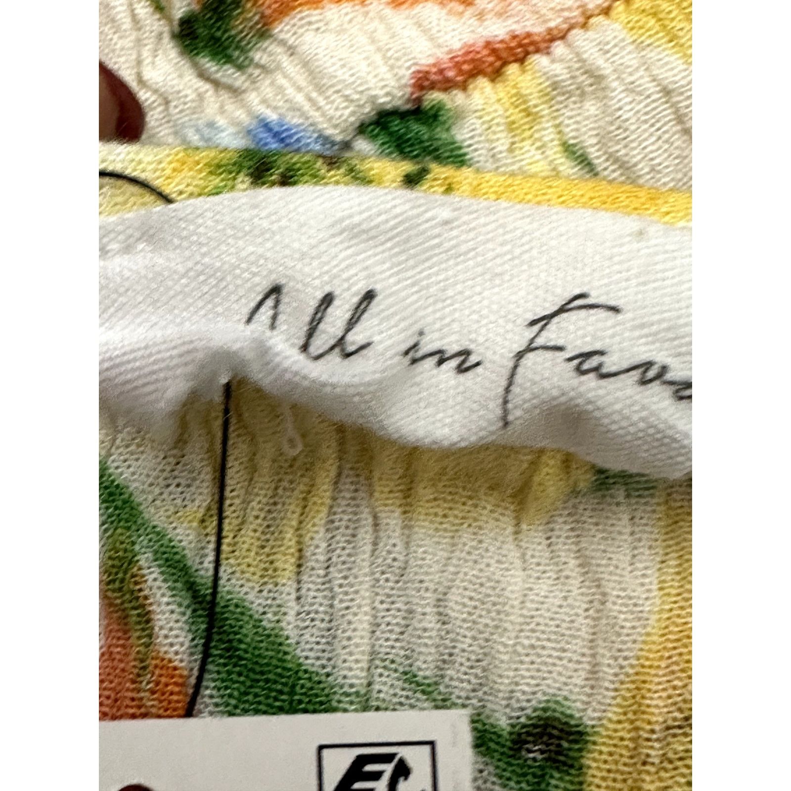 Other All In Favor Romper Floral Adjustable Tie Multi S NWT Size 34" / US 12 / IT 48 - 8 Thumbnail