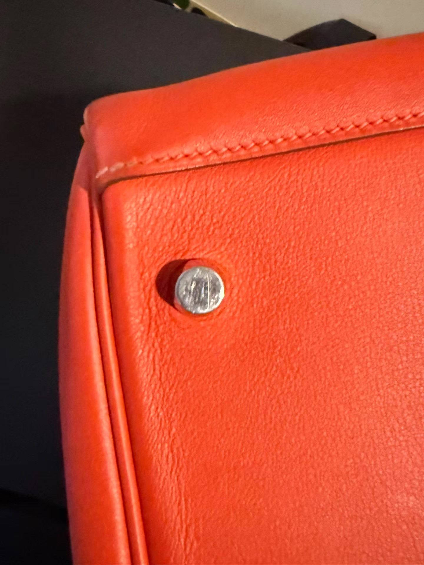 Hermes Hermès Lindy 30, Hermès orange Ｑ20 Size 30 - 3 Thumbnail