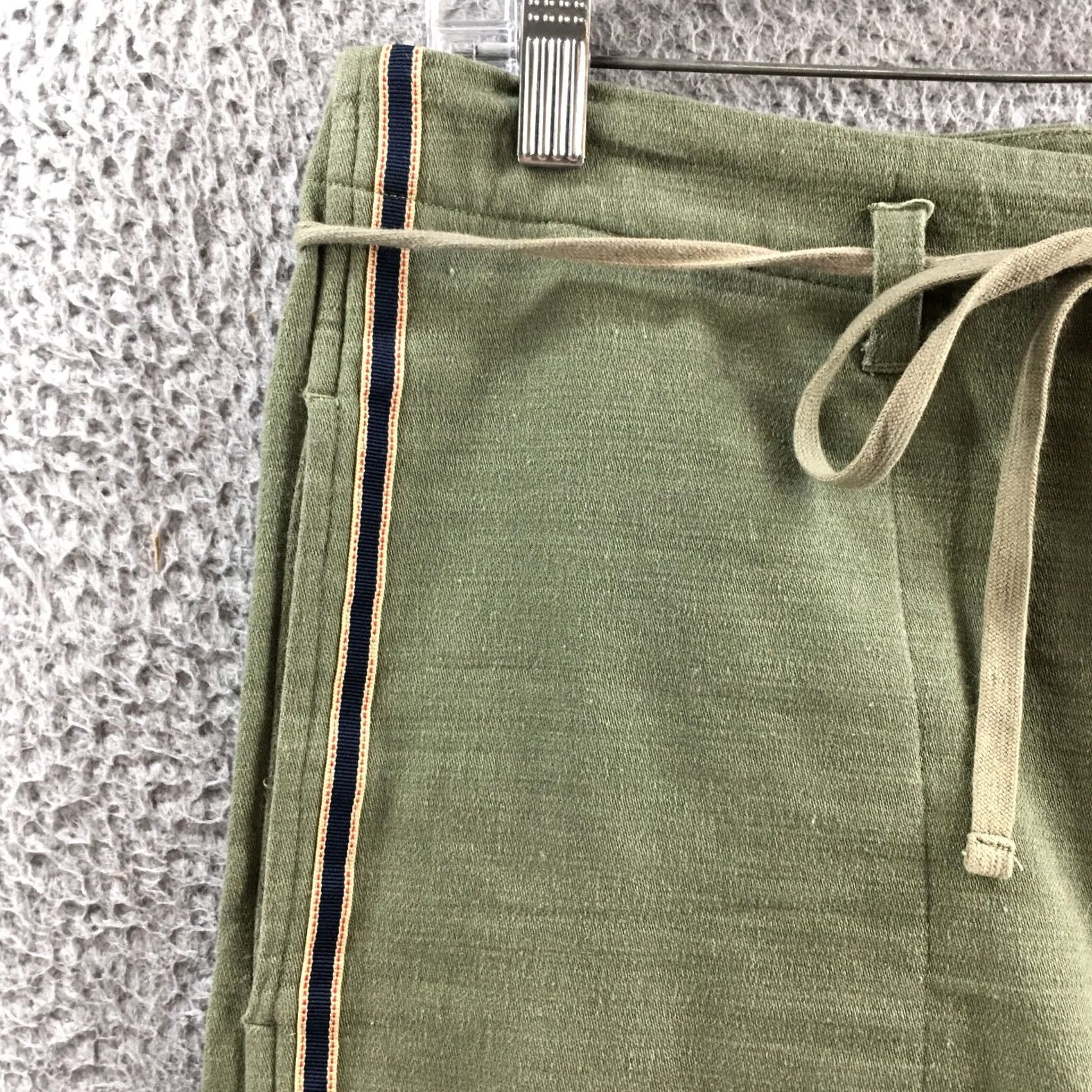 Elwood Elwood Capri Pants Womens 32 Green Drawstring Mid Rise Casual Zip Capri Pants Womens Regular Green Capri 32 XS-XL? Size 24" / US 00 / IT 34 - 3 Thumbnail