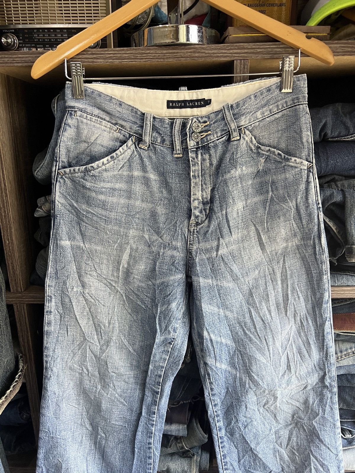 Ralph Lauren 🔥Ralph Lauren Wide Leg Denim Size 28" / US 6 / IT 42 - 5 Thumbnail
