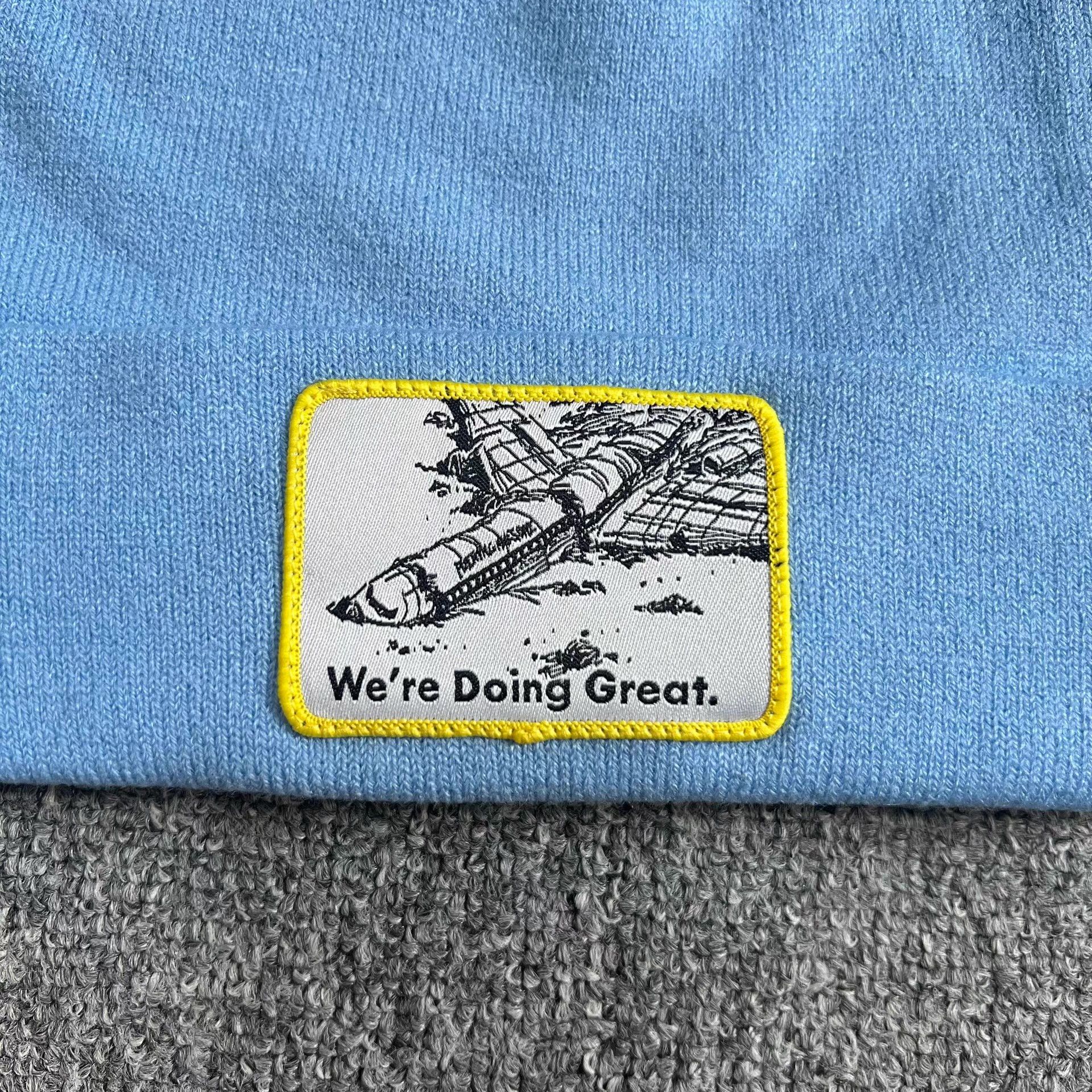 Fucking Awesome Fucking Awesome Embroidered Airplane Knitted Beanie Q7 Size ONE SIZE - 6 Thumbnail