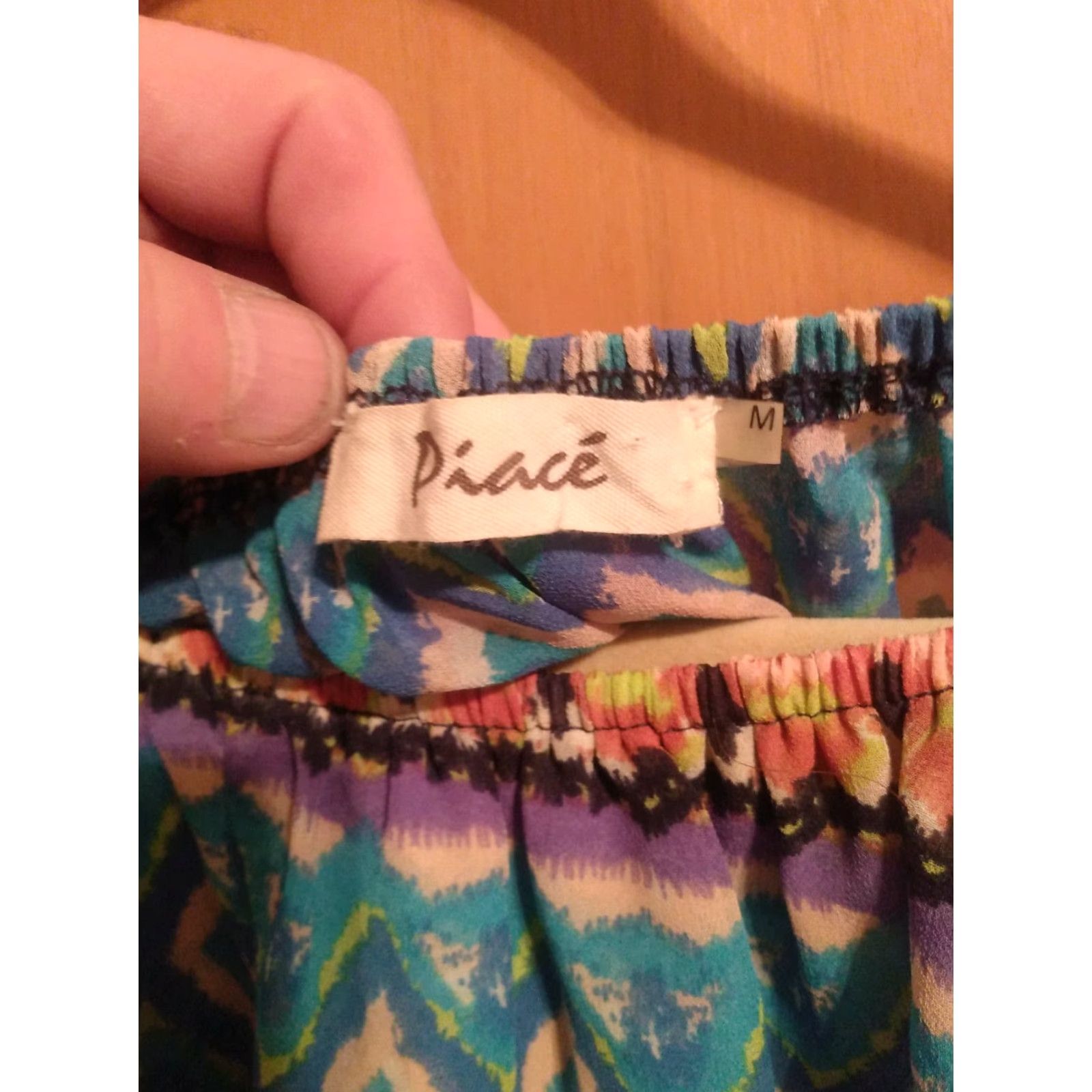 South2 West8 Piace' Blouse Southwest Design Lightweight Multicolor asymmetrical hemline M Women Womens Medium Shirt Size M / US 6-8 / IT 42-44 - 3 Thumbnail
