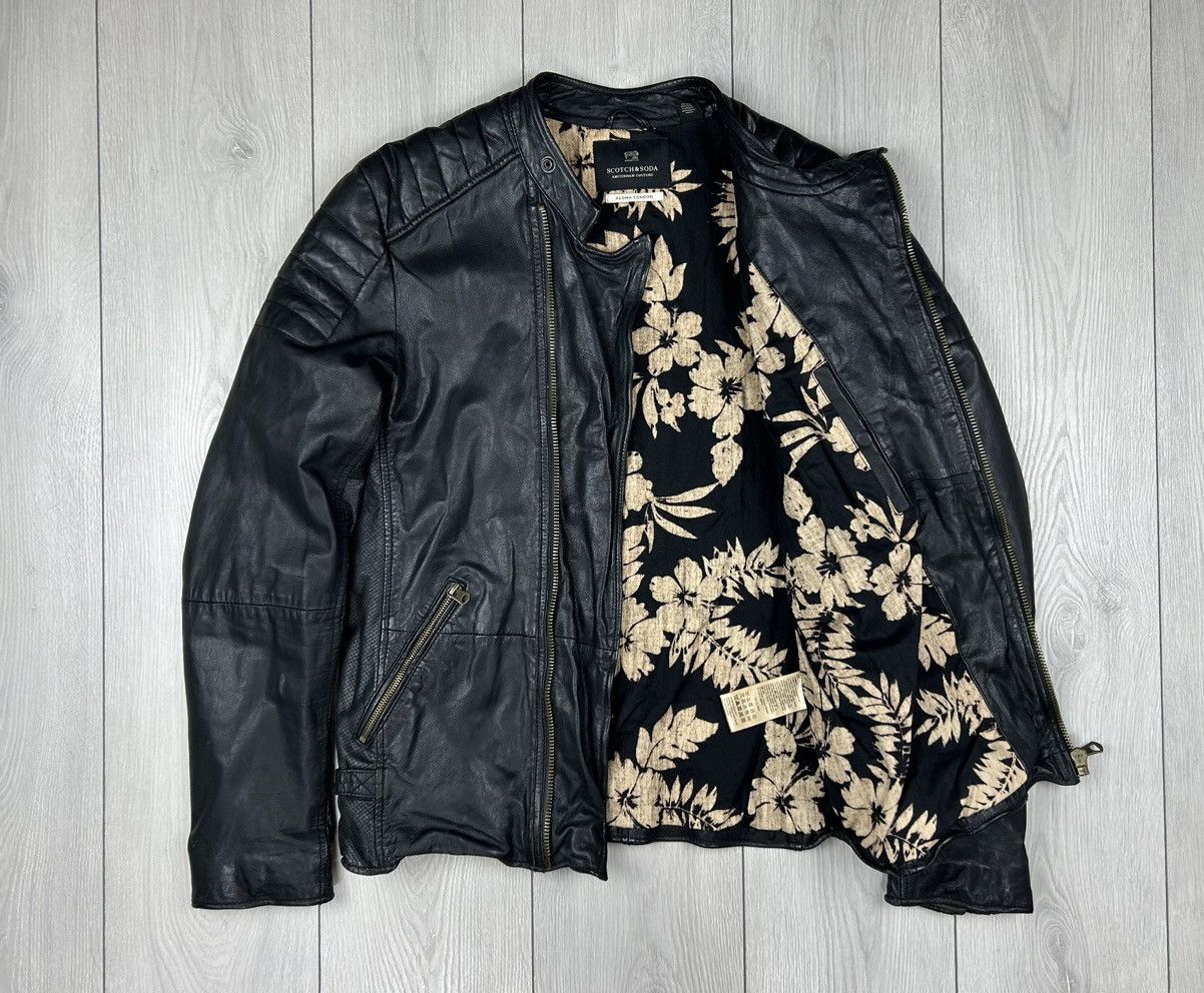 Scotch & Soda Scotch & Soda Leather Black Jacket Size L Size US L / EU 52-54 / 3 - 5 Thumbnail