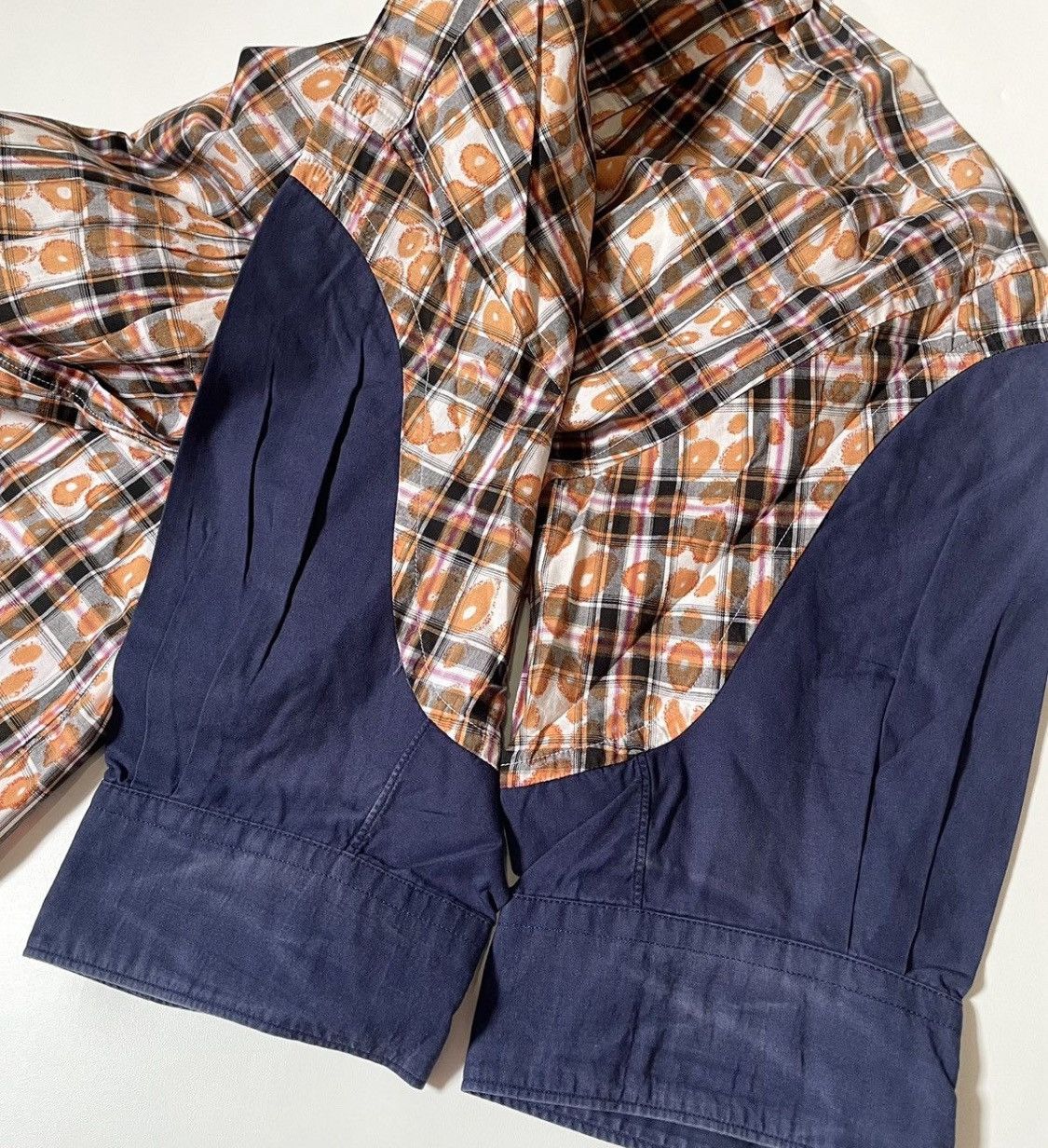 Comme des Garcons Vintage CDG SHIRT multi pattern shirt Size US M / EU 48-50 / 2 - 6 Thumbnail