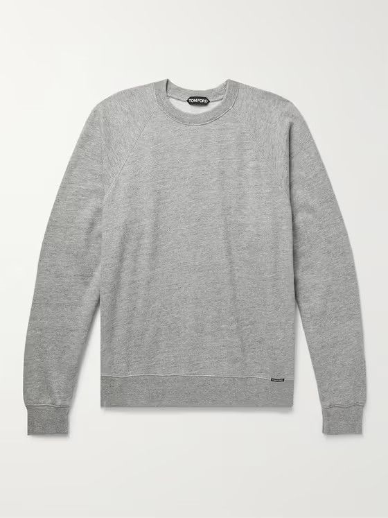 image of Tom Ford O1W1Db10124 Sweatshirt In Grey, Men's (Size XL)