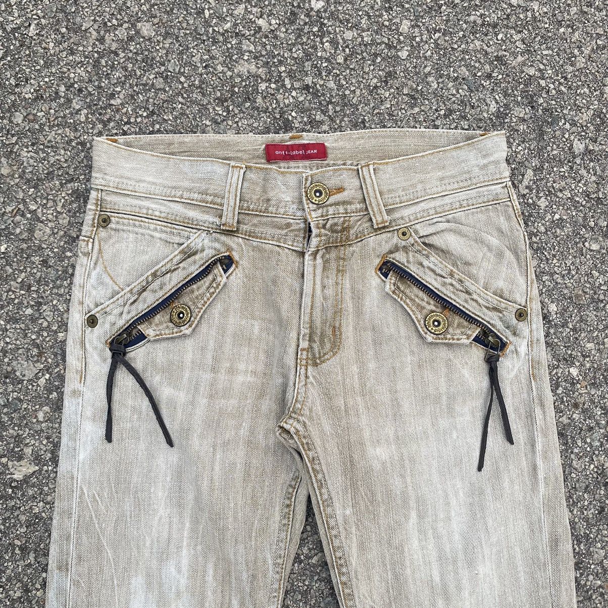 If Six Was Nine ANTI LABEL JEAN Vintage Lowrise Flare Size US 30 / EU 46 - 2 Thumbnail