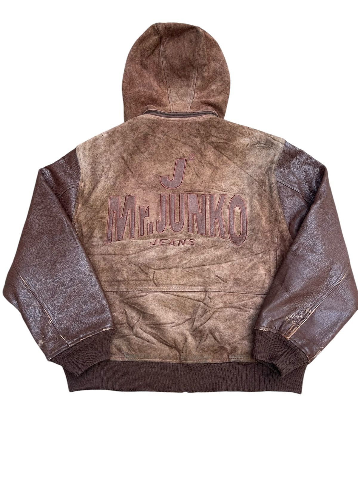 Vintage Mr. Junko Suede Leather Hood Jacket