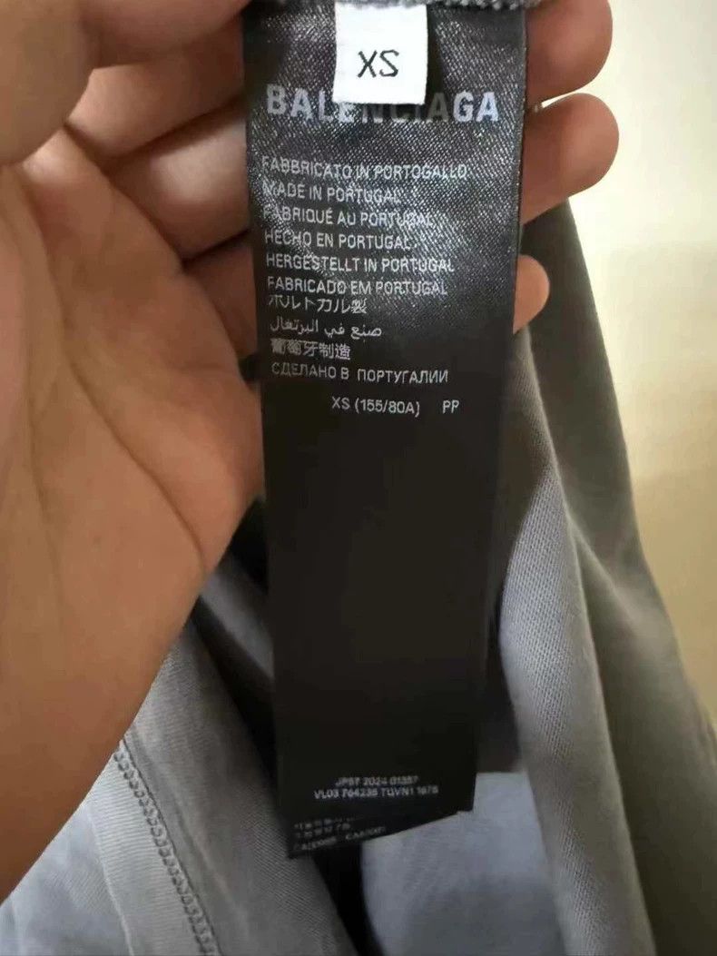 Balenciaga Balenciaga Haze blue short sleeve front and back reflectiv Size US XS / EU 42 / 0 - 5 Thumbnail