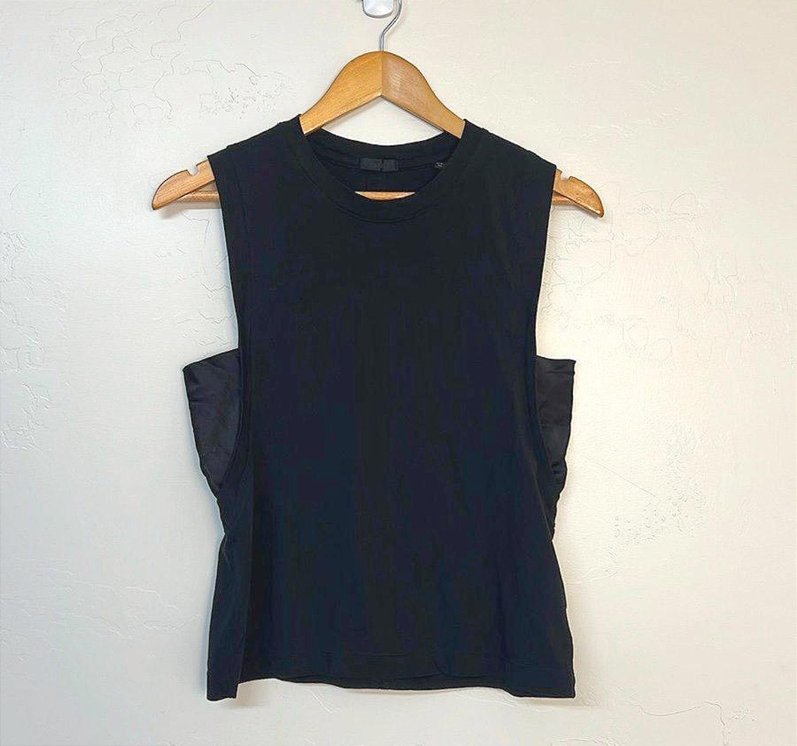 Unknown London ATM Black Sleeveless Top with Side Cutouts Size M / US 6-8 / IT 42-44 - 1 Thumbnail