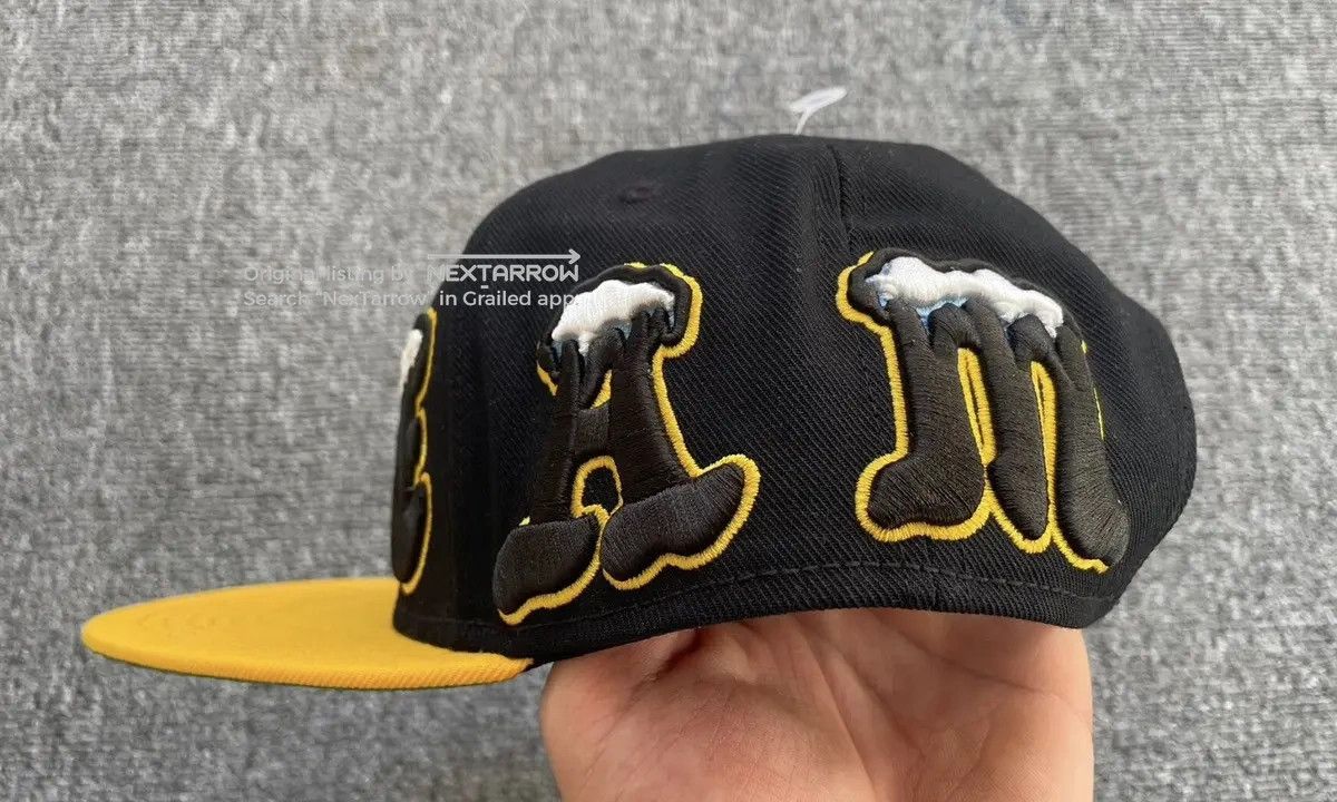 Bbc Icecream Fully Embroidered Baseball Cap in Black, Men's — image 4 of 6