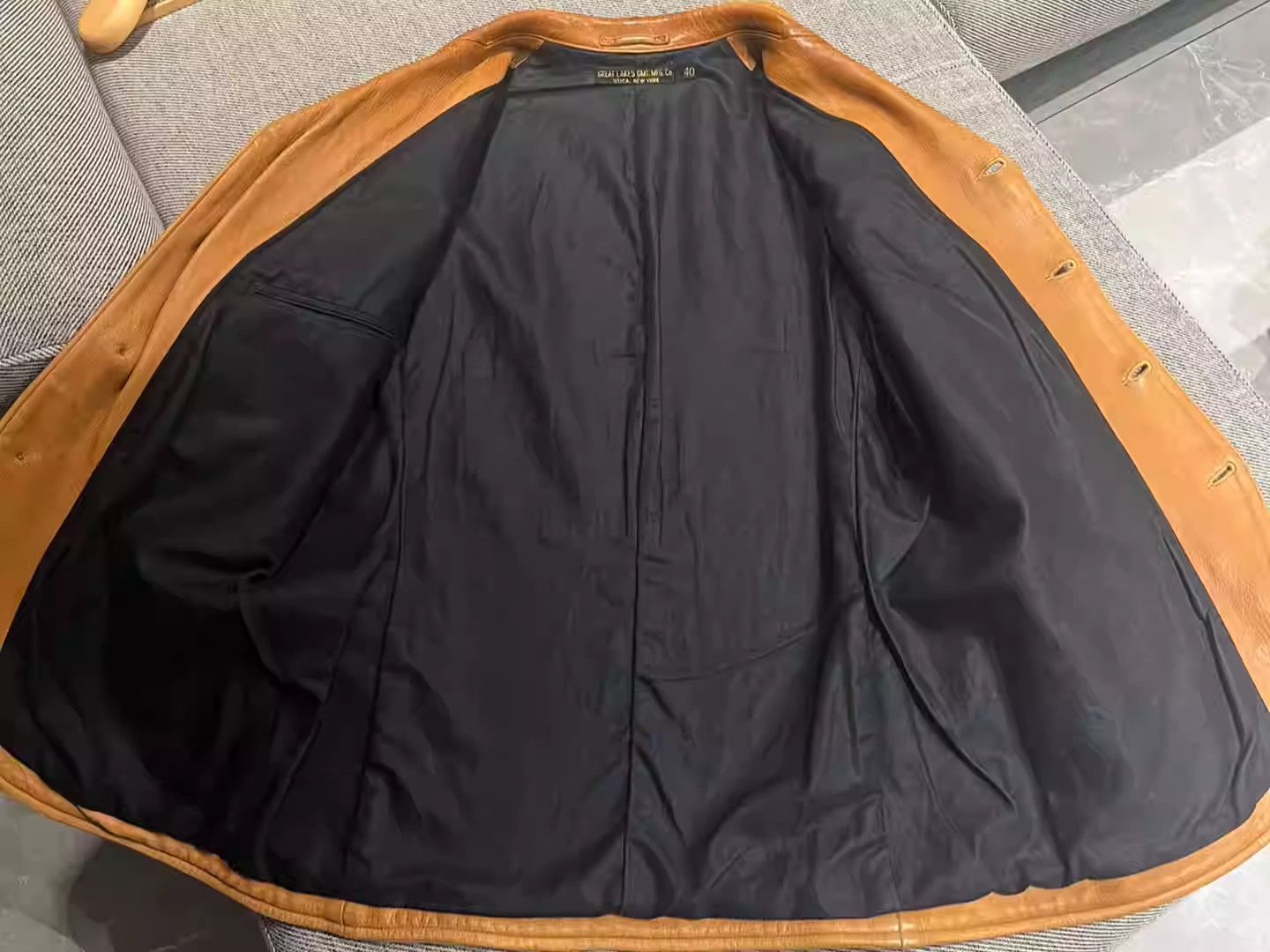 Freewheelers freewheelers darius original color buckskin jacket Size US L / EU 52-54 / 3 - 6 Thumbnail