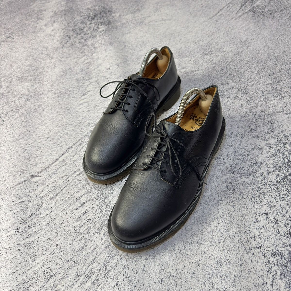 Dr. Martens × Handmade × Vintage Dr. Martens England Black Derbies US8 UK7 EU41 26cm Size US 8 / EU 41 - 2 Thumbnail