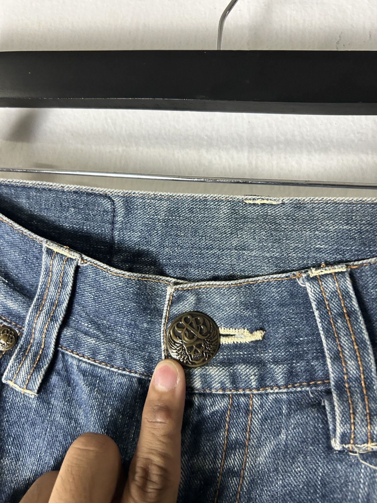 Tornado Mart Sky Bomber Patches Flared Jeans Size 28" / US 6 / IT 42 - 4 Thumbnail