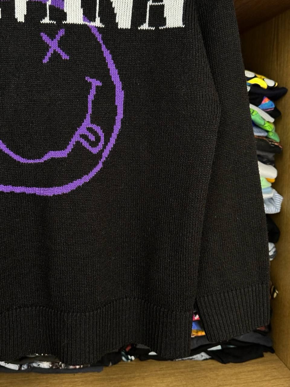 Nirvana Nirvana Smile Face Wool Grunge y2k Style Sweater Size US S / EU 44-46 / 1 - 6 Thumbnail