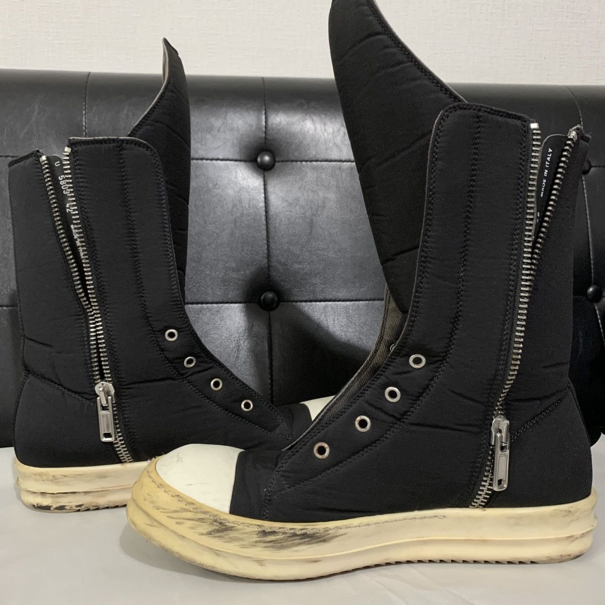Rick Owens 14ss VICIOUS RAMONES BOOTS 42