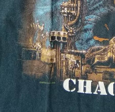 Band Tees Vintage Trashed Sepultura Chaos A.D Graphic Band Tees Size US M / EU 48-50 / 2 - 3 Thumbnail