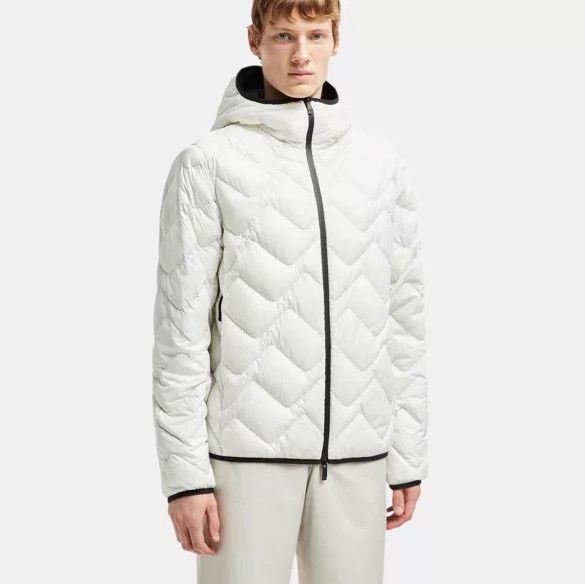 Moncler Moncler Bimont 25 New White Men's Short Solid Down Jacket Size US L / EU 52-54 / 3 - 8 Thumbnail