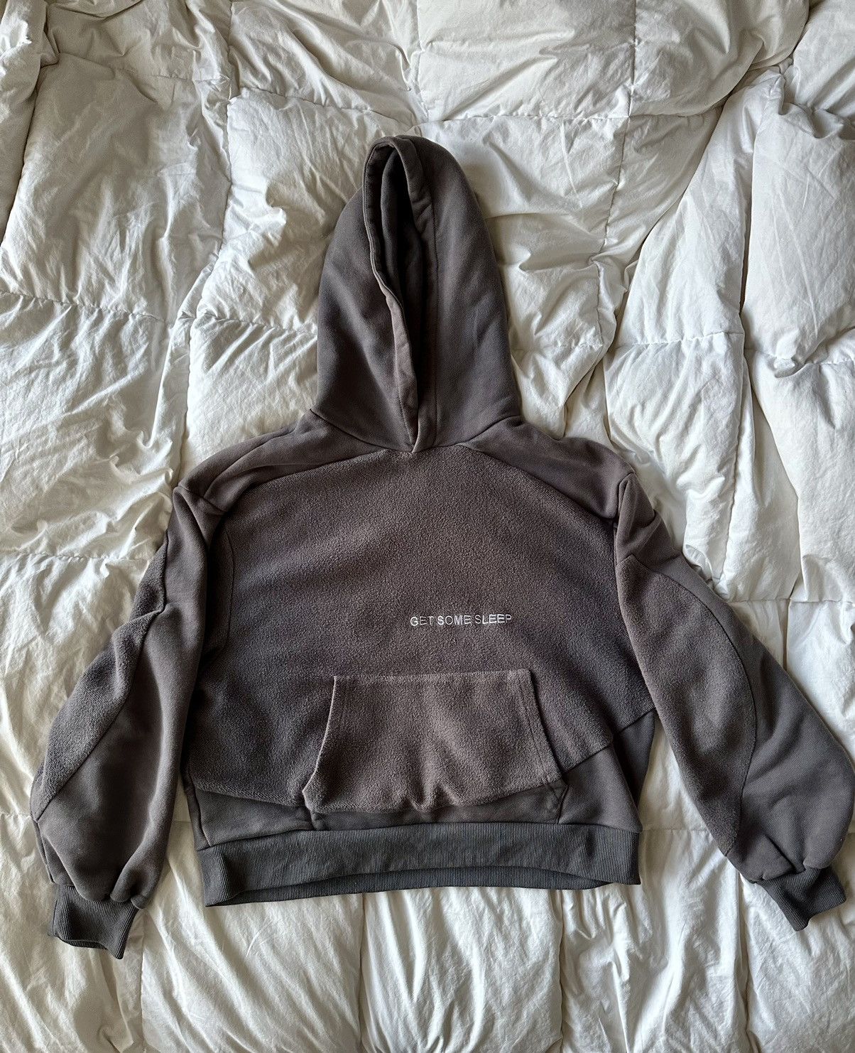 image of Get Some Sleep “Iron” Celestial Hoodie (Discontinued) in Grey, Men's (Size Large)