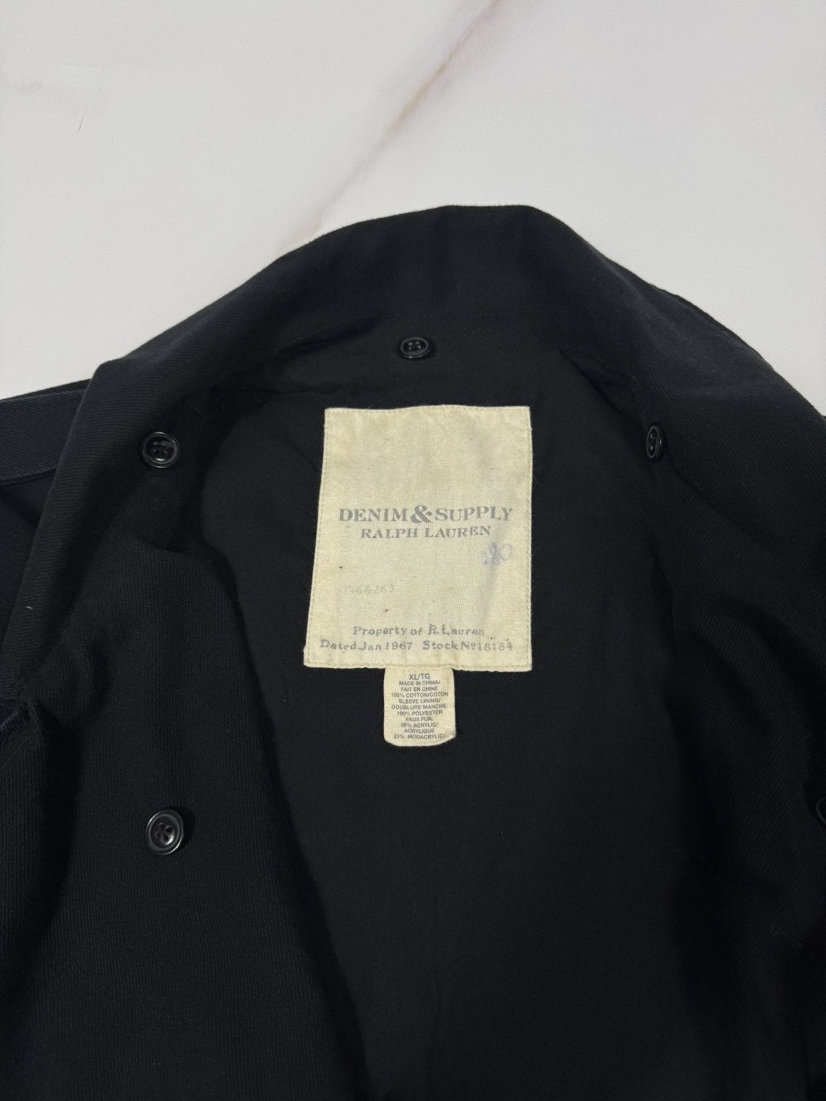 Denim & Supply Ralph Lauren Vintage Denim&Supply Ralph Lauren Belted Biker Jacket Size XL / US 12-14 / IT 48-50 - 8 Thumbnail