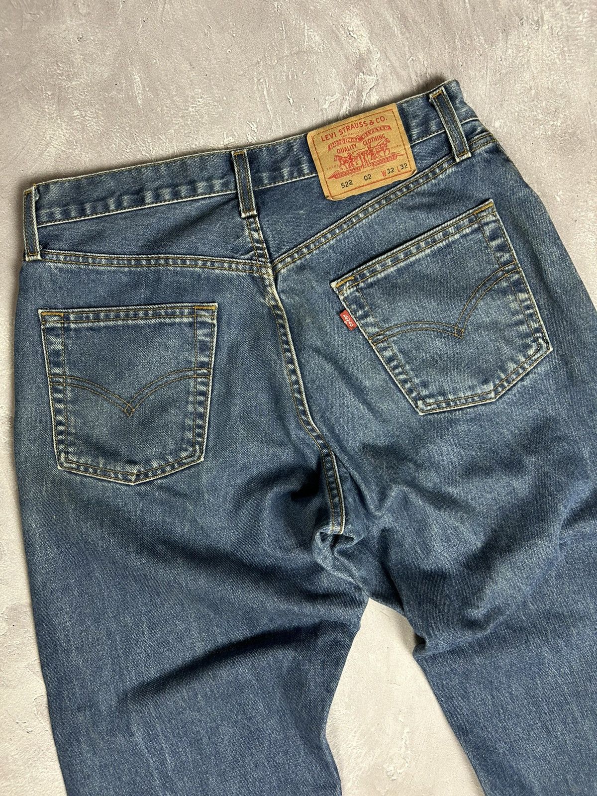 Levi's × Levi's Vintage Clothing × Vintage y2k Levis 522 Red Tab Jeans Vintage sz 29x32 90s RARE Size US 29 - 7 Thumbnail