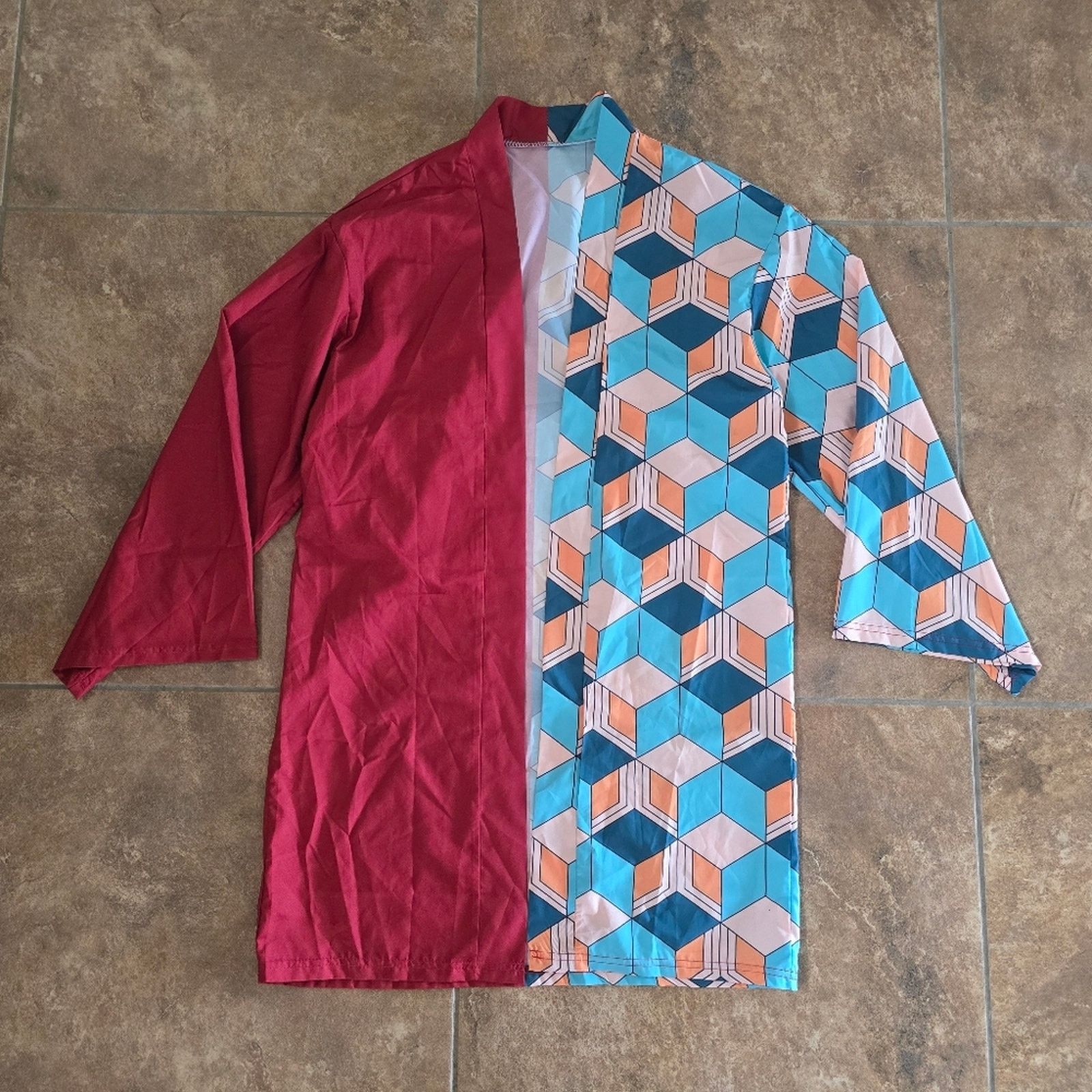Other Multicolored Longline Duster Cardigan Size ONE SIZE - 1 Thumbnail