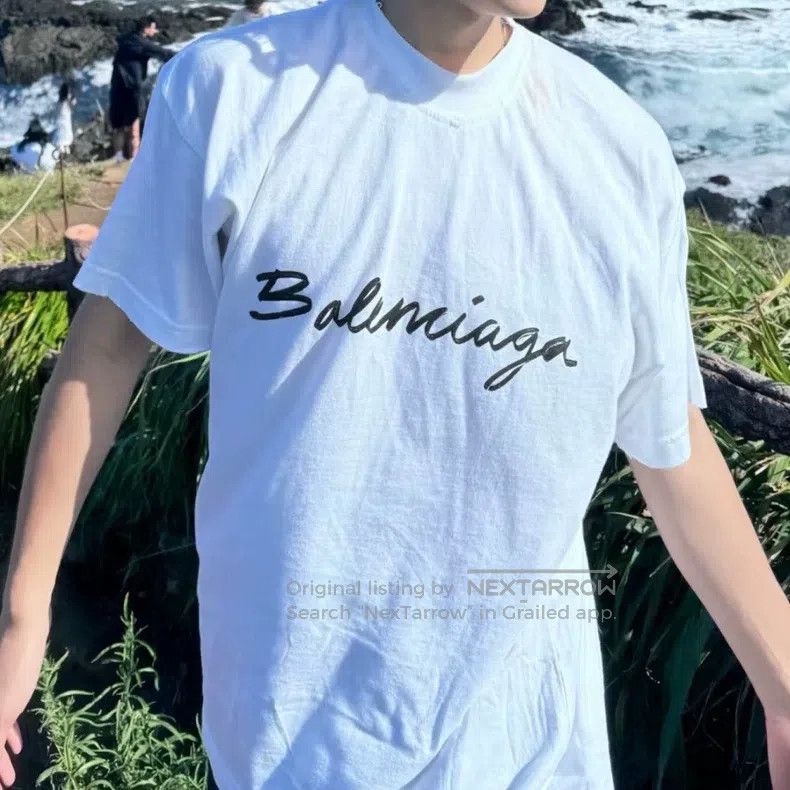 Balenciaga Balenciaga Logo Lettering Printed Short Sleeve Size US XS / EU 42 / 0 - 7 Thumbnail