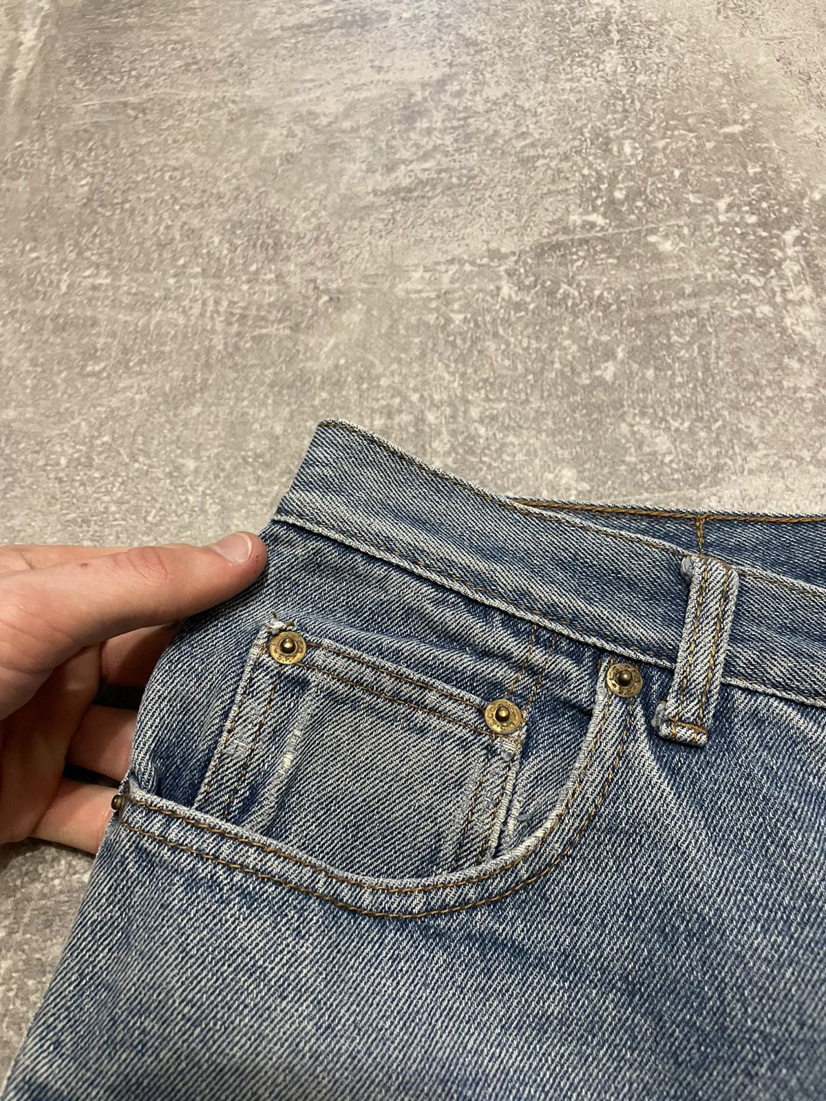 Levi's × Levi's Vintage Clothing × Vintage Vintage Levis Blue Denim Jeans Shorts Size 30 Size US 30 / EU 46 - 9 Thumbnail