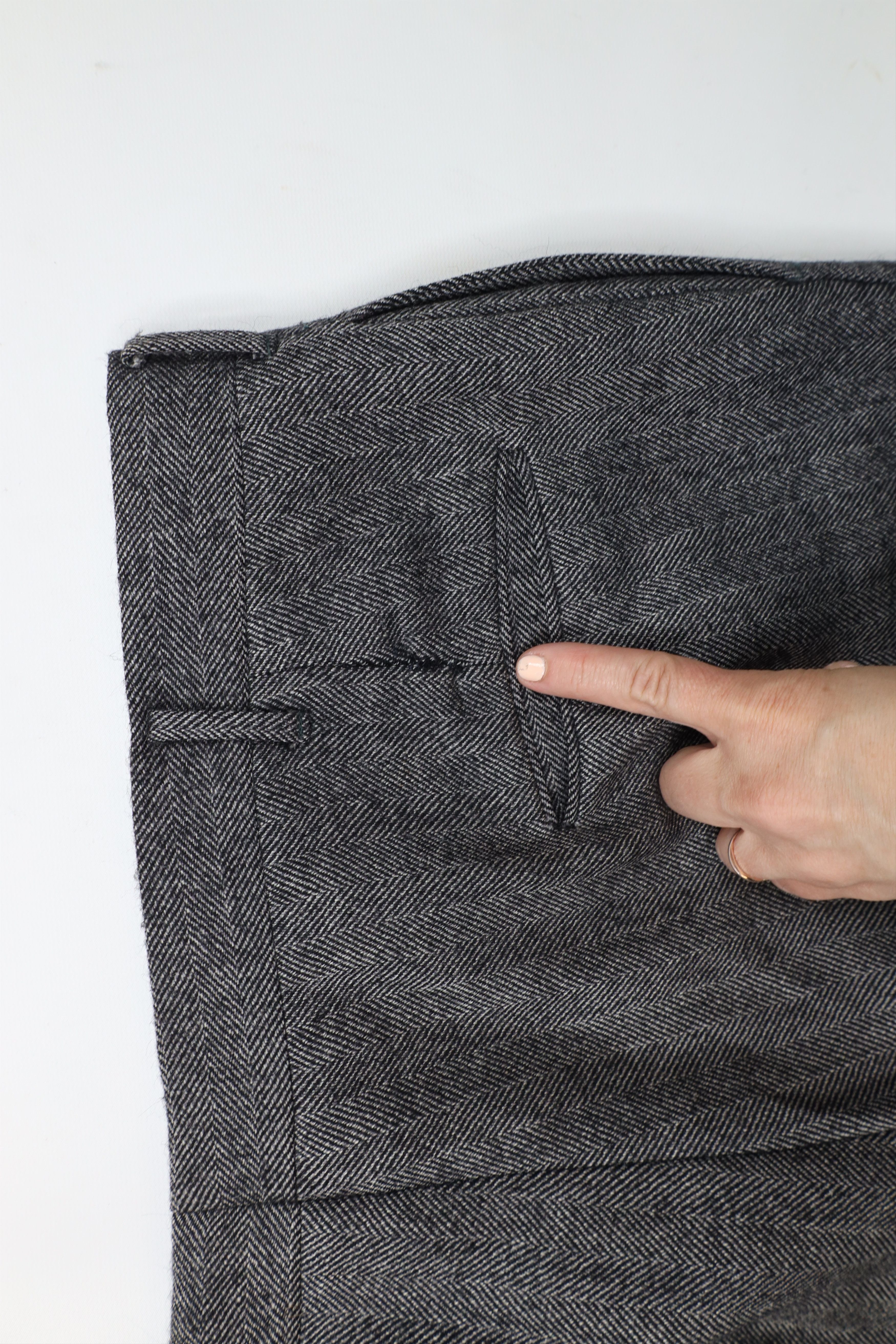 Vintage Vintage 60s 70s Streetwear Herringbone Chino Pants USA Size US 36 / EU 52 - 8 Thumbnail