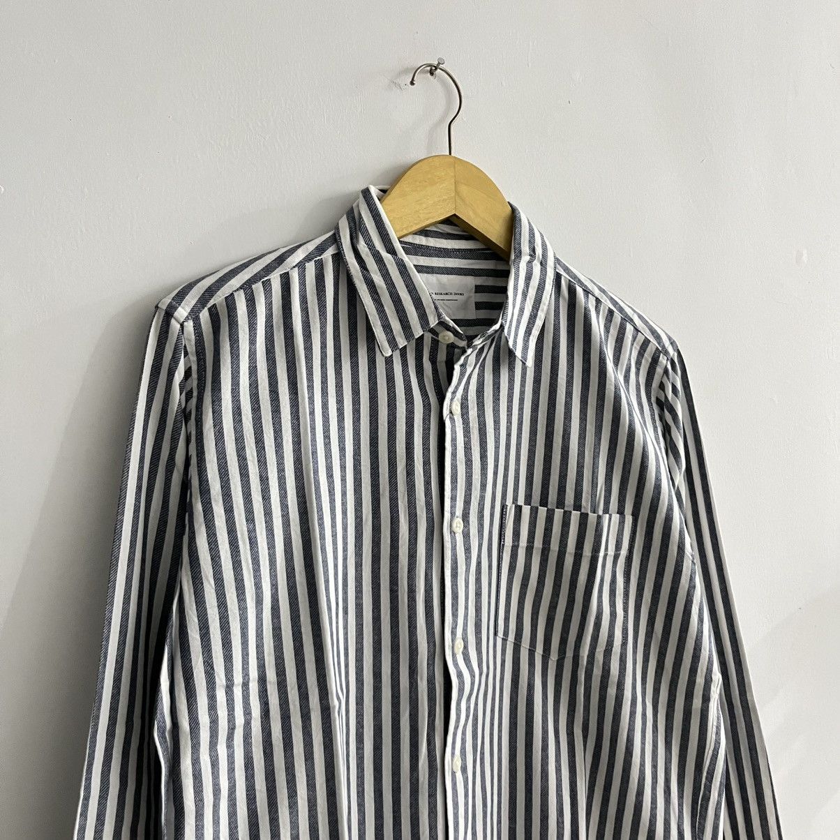 Issey Miyake Urban Research - Striped Iconic Longsleeve Shirt Size US M / EU 48-50 / 2 - 3 Thumbnail