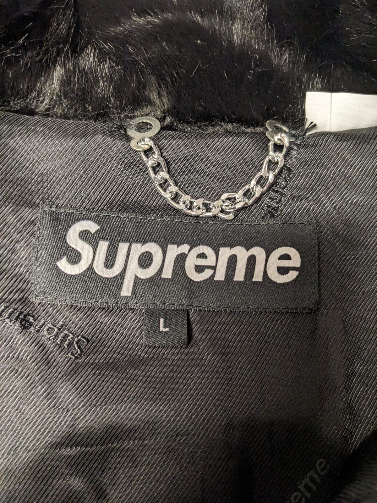 Supreme SS17 SUPREME FAUX FUR BOMBER JACKET BLACK SIZE L LARGE 2017 Size US L / EU 52-54 / 3 - 5 Thumbnail