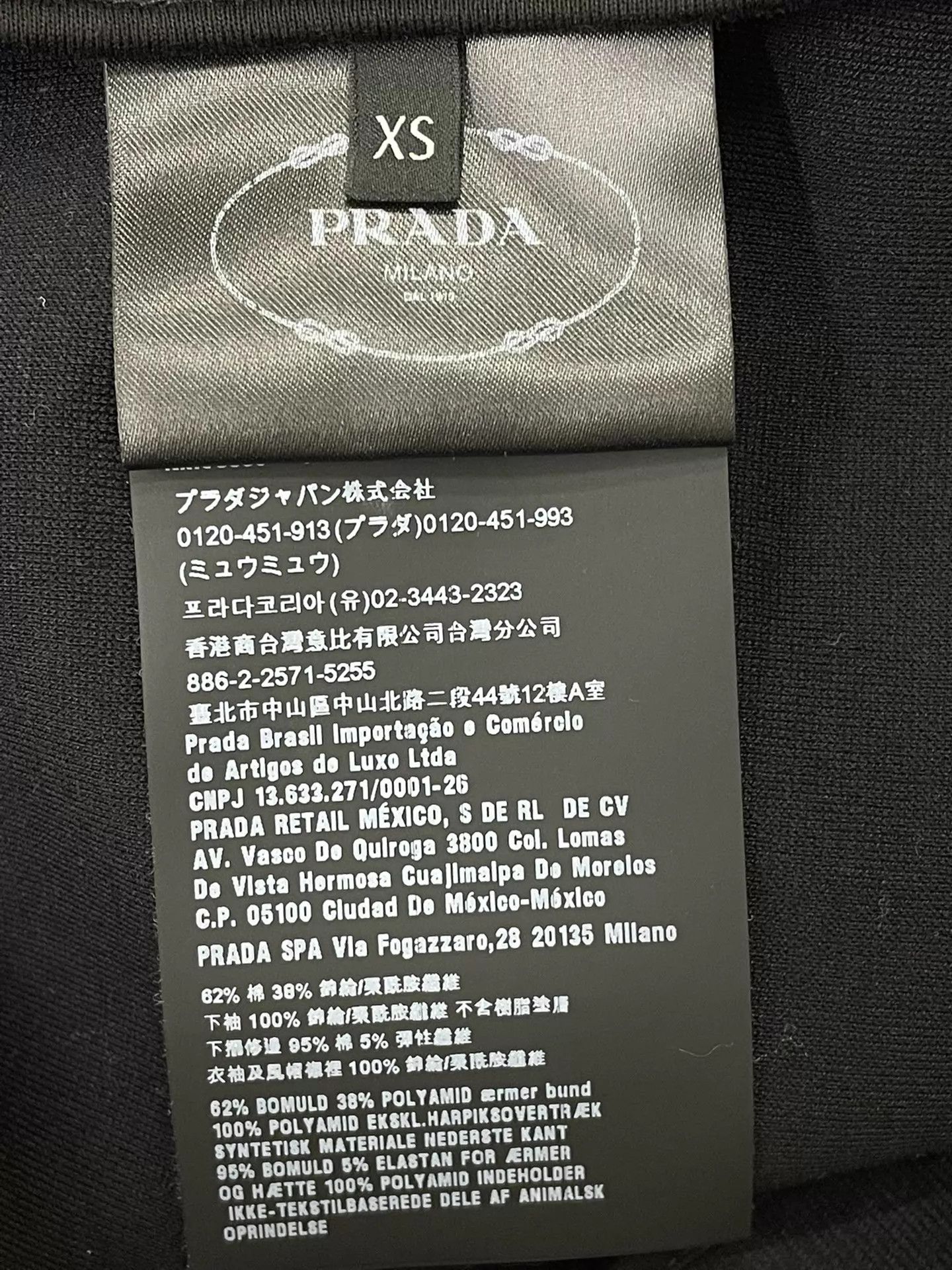 Prada Prada Black Triangle Logo Colorblock Hooded Jacket XS Size XS / US 0-2 / IT 36-38 - 5 Thumbnail