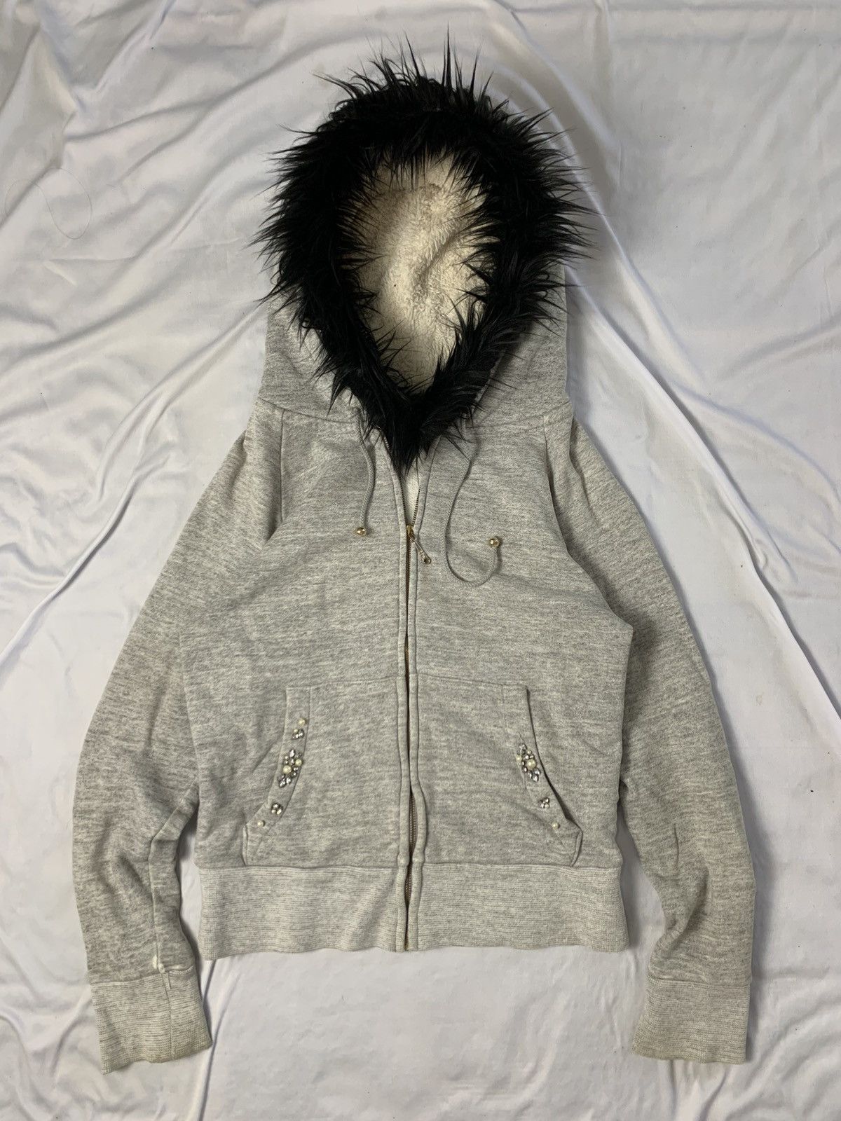 Le Grande Bleu (L.G.B.) Fur hoodie japanese style ef-de vkei unfefined ifsx Size US S / EU 44-46 / 1 - 2 Thumbnail