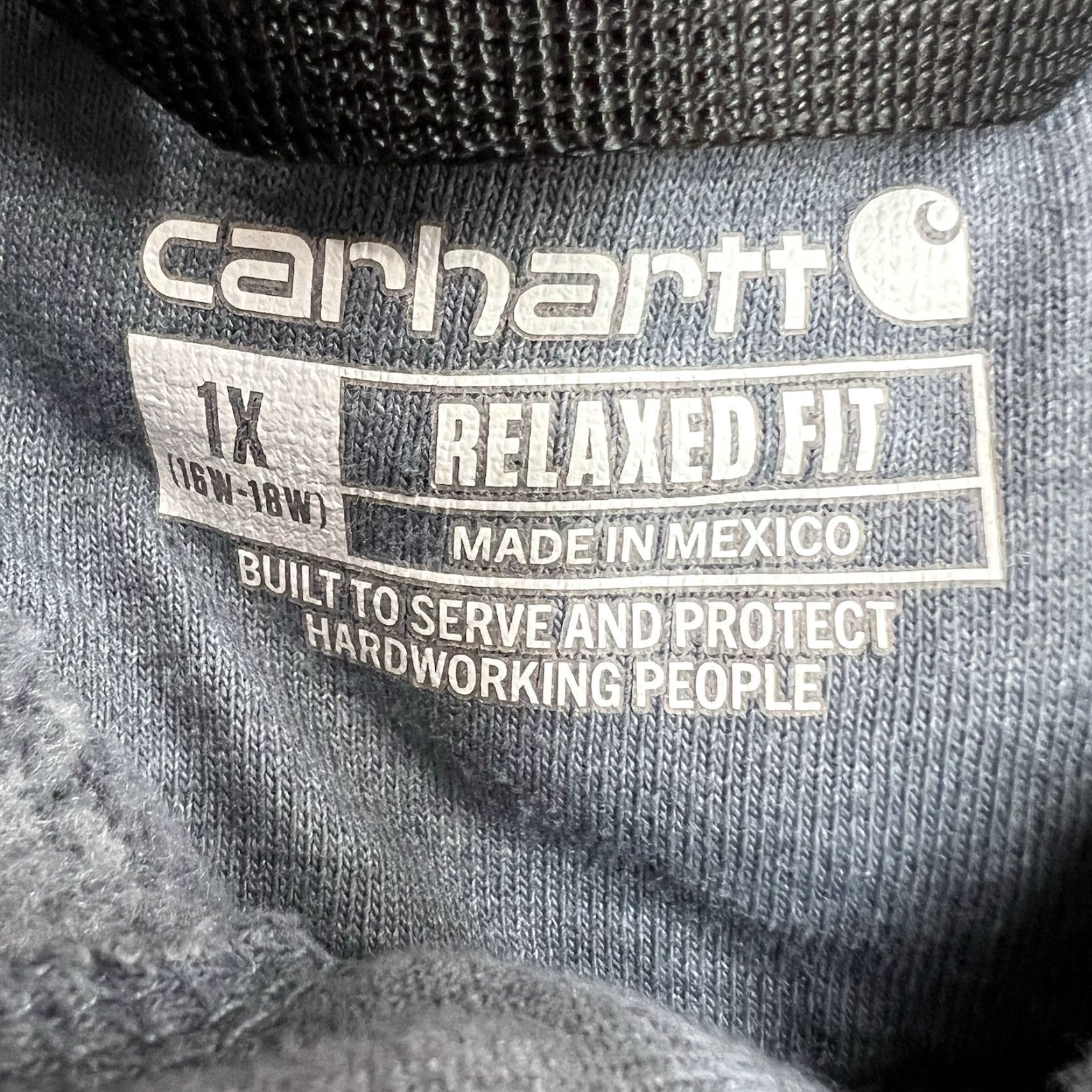 Carhartt Carhartt Hooded Pullover Sweatshirt Women 1X Gray Logo Knit Union Style Activewear Winter Fall Size XL / US 12-14 / IT 48-50 - 6 Thumbnail