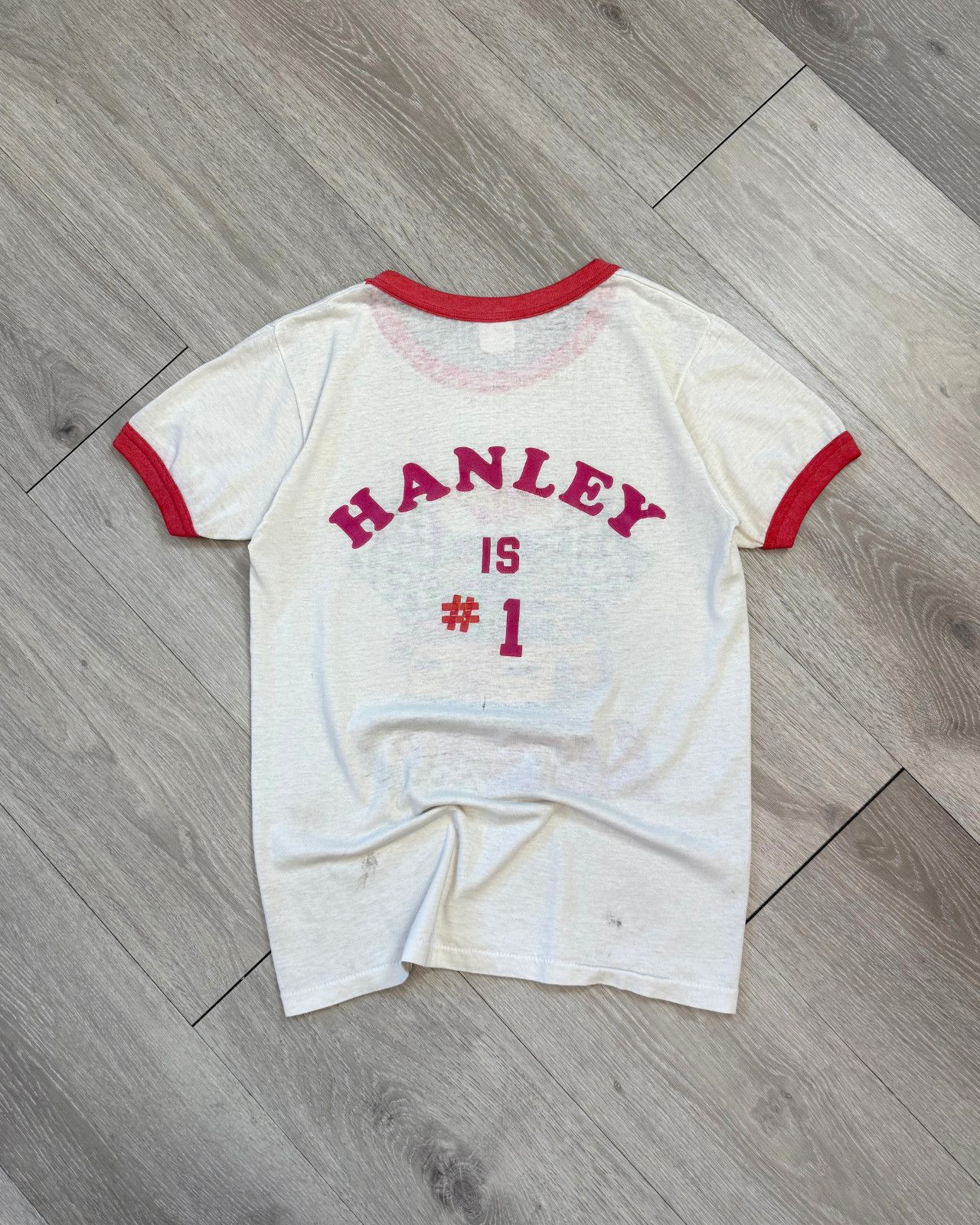 Vintage Rare Vintage 80s Cayuga Speedway Canada Ringer T-Shirt Small Size US S / EU 44-46 / 1 - 2 Thumbnail