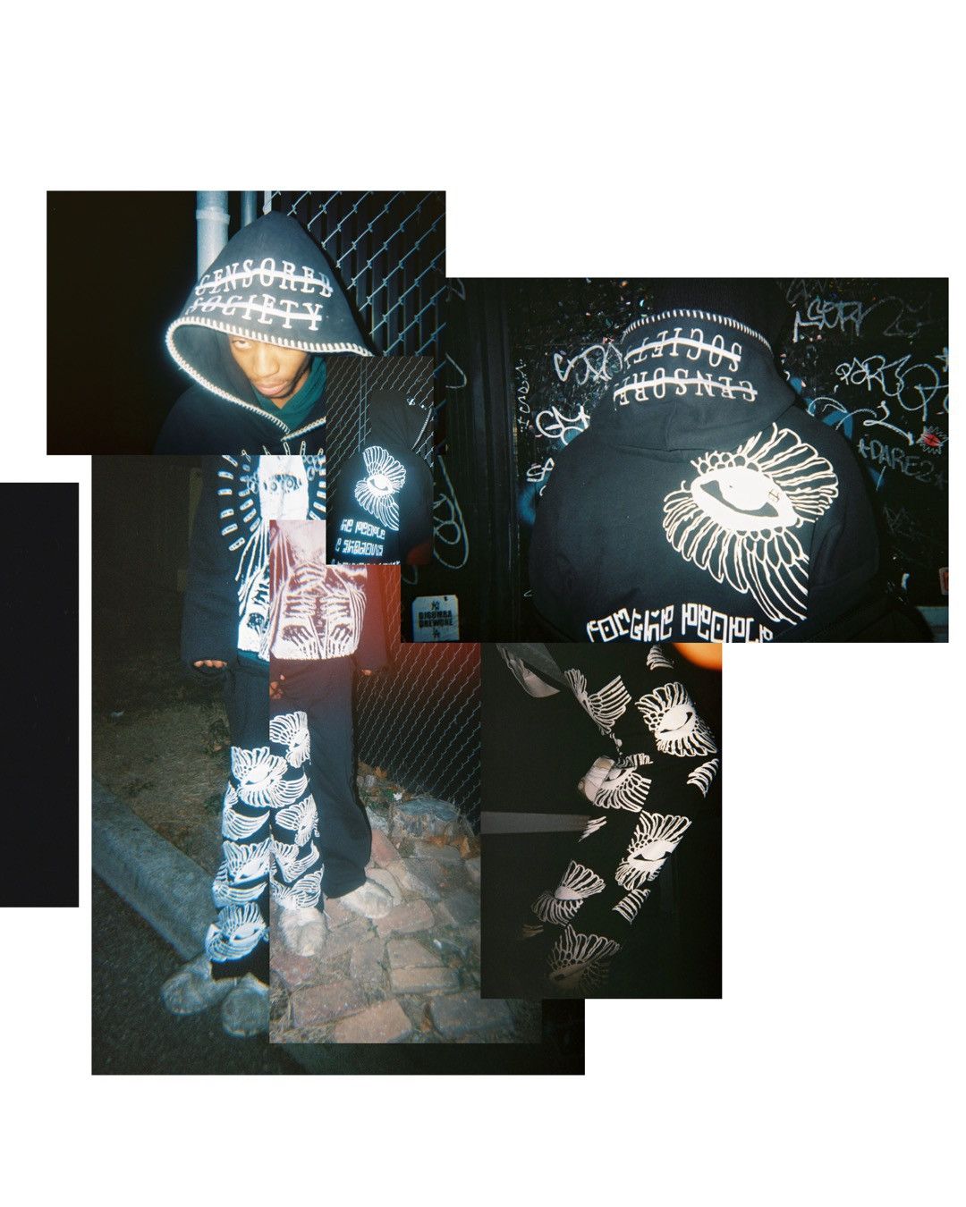 Designer × Japanese Brand Censored Society Black Saint Mary Cropped Hoodie Size US L / EU 52-54 / 3 - 8 Thumbnail