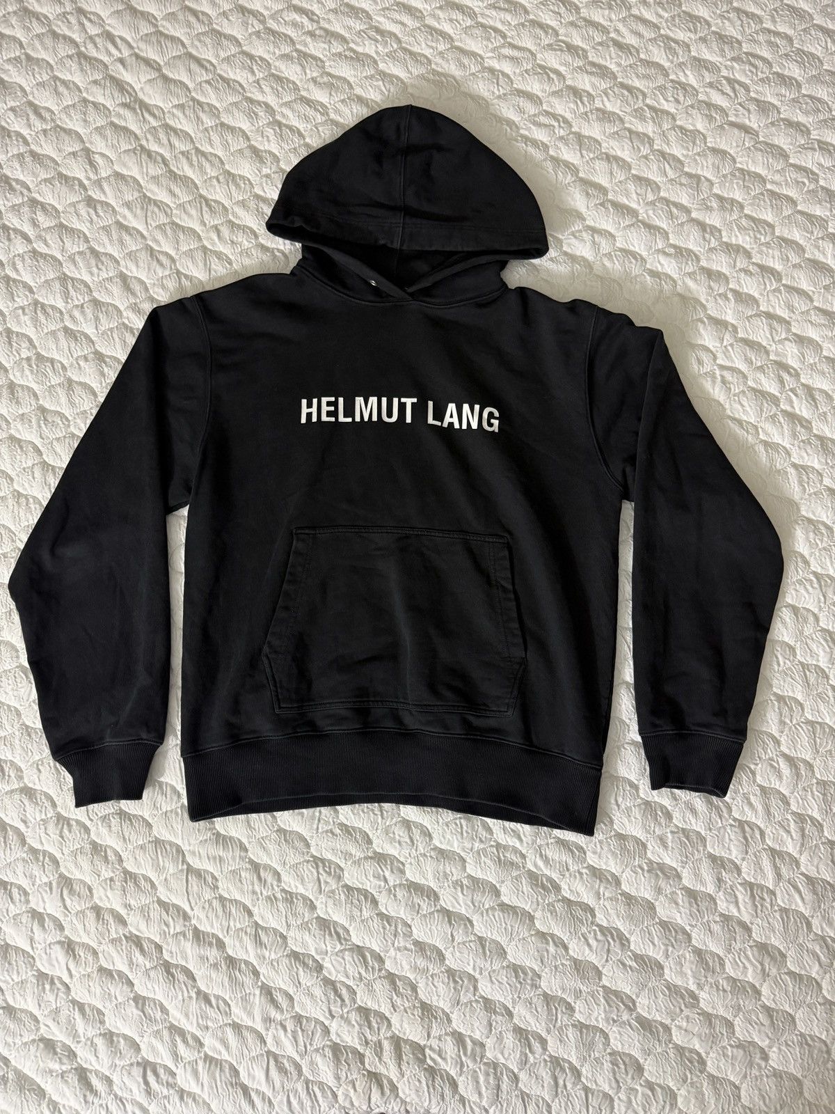 Helmut Lang Helmut Lang Logo Hoodie Size US L / EU 52-54 / 3 - 1 Thumbnail
