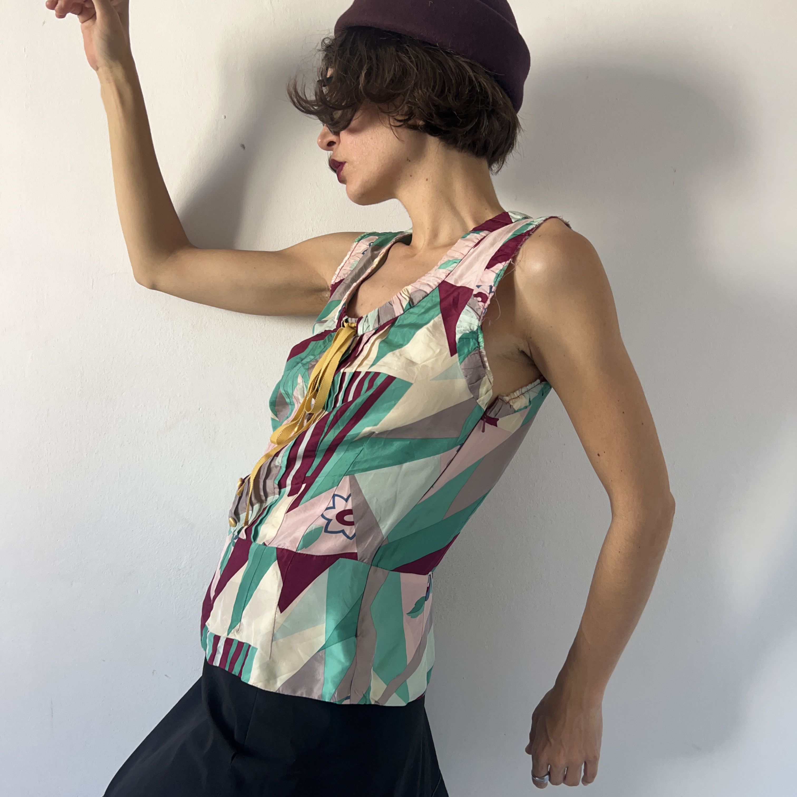 Marc Jacobs Vintage Marc Jacobs y2k geometrical print blouse Size M / US 6-8 / IT 42-44 - 3 Thumbnail