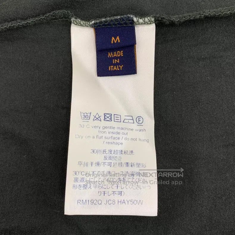 Louis Vuitton Louis Vuitton Dark green logo embroidered cotton crew neck Size US M / EU 48-50 / 2 - 7 Thumbnail