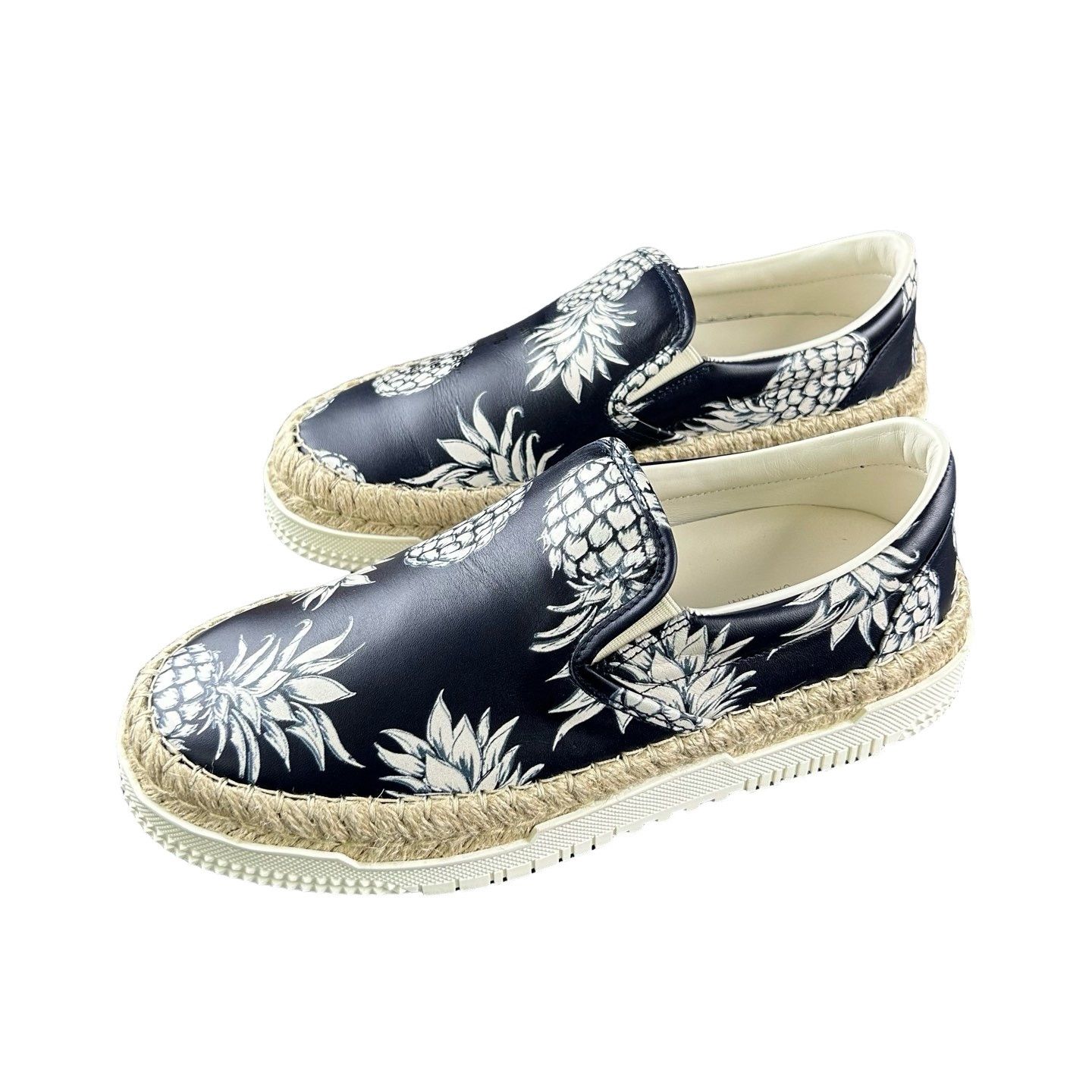 Valentino Valentino Pineapple Print Leather Slip Ons 41 Size US 8 / EU 41 - 1 Thumbnail