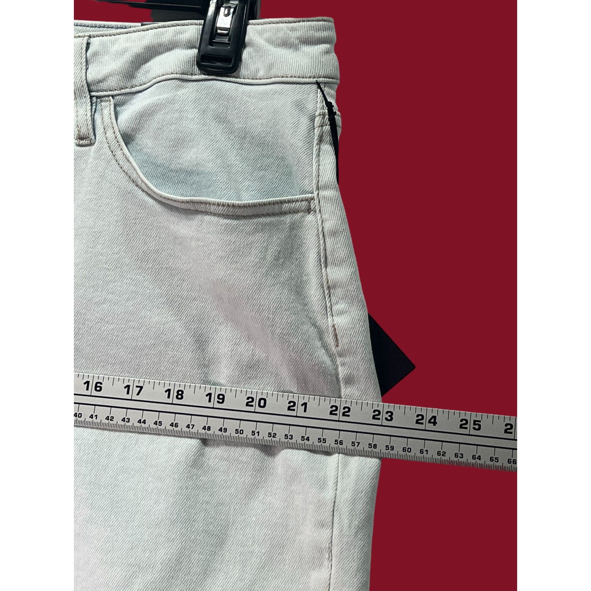 Other Ava & Viv - Women's High-Rise Denim Shorts - Slim Fit - Ligh Size 37" - 5 Thumbnail